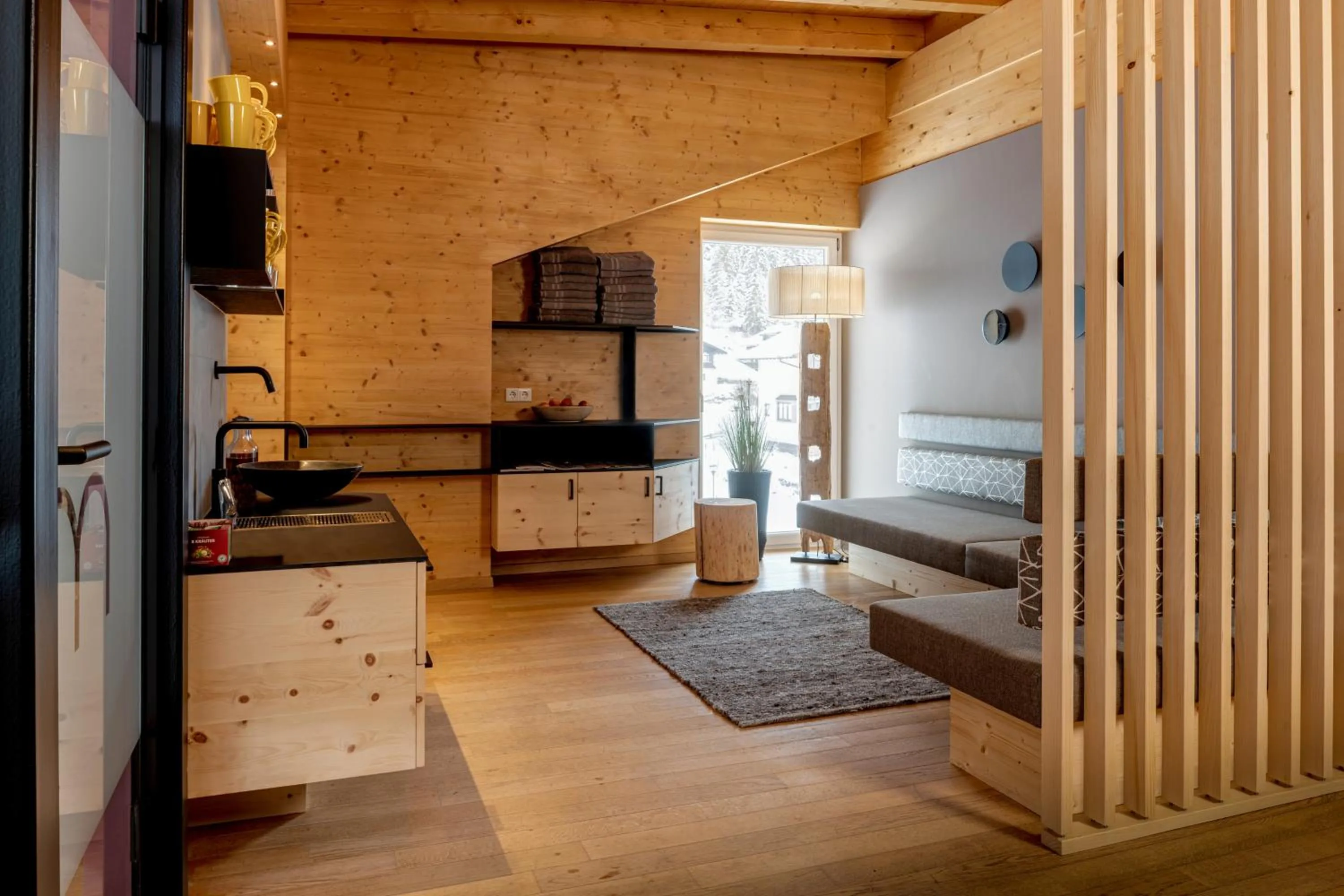 Bed in Naturhotel Tandler