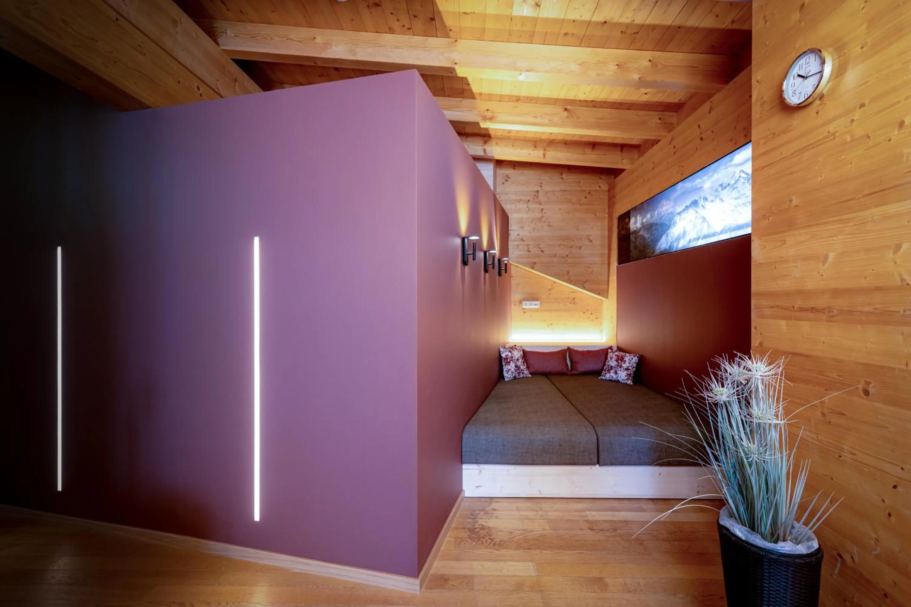 Bed in Naturhotel Tandler
