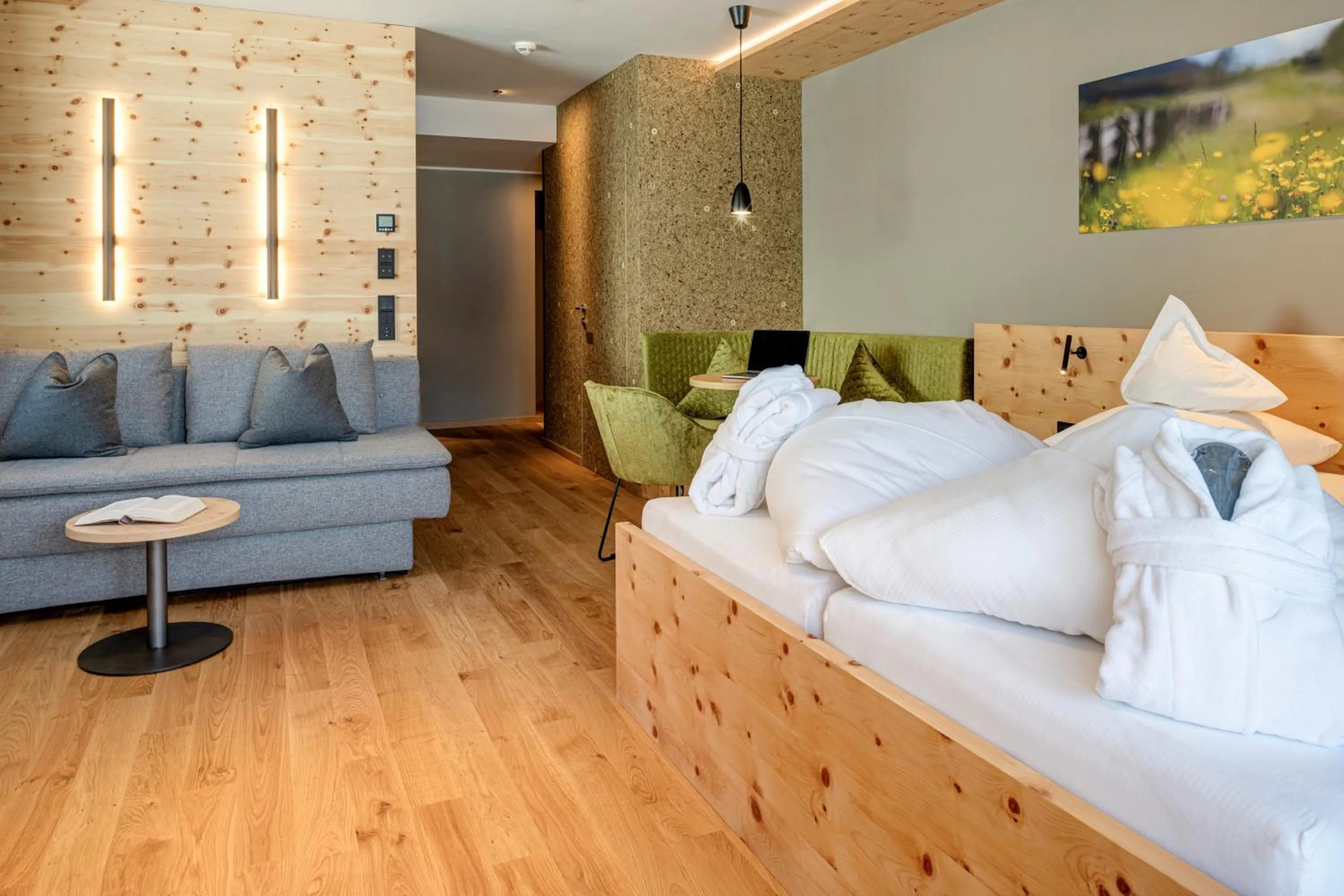 Bed in Naturhotel Tandler