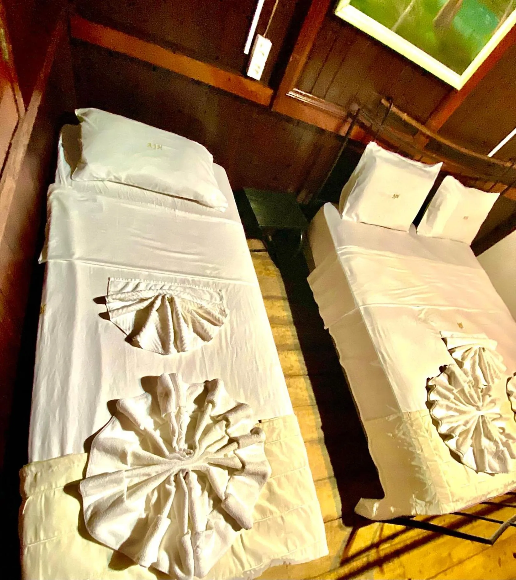 Bed in Amazonia Jungle Hotel