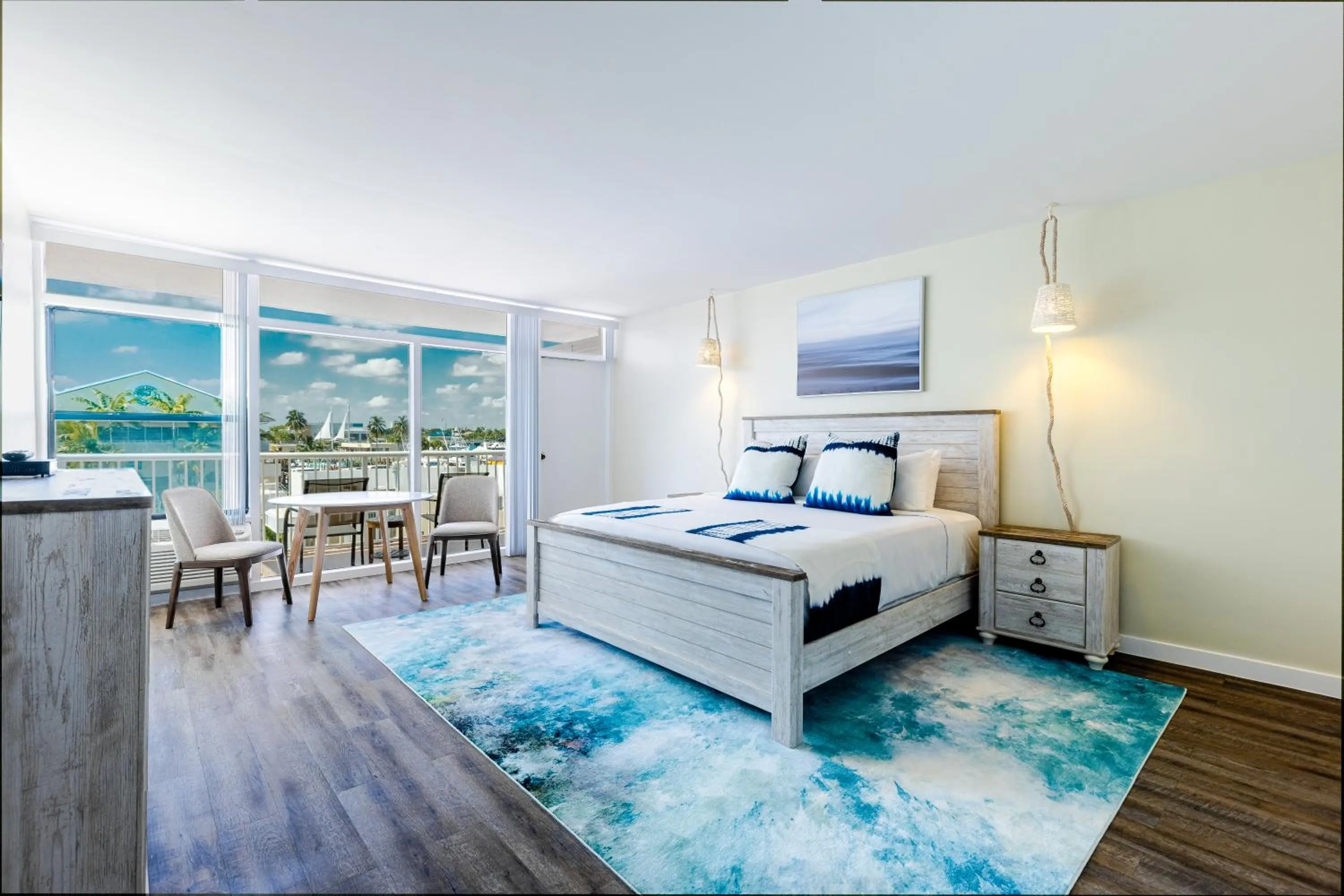 Bed in Sands Harbor Resort and Marina