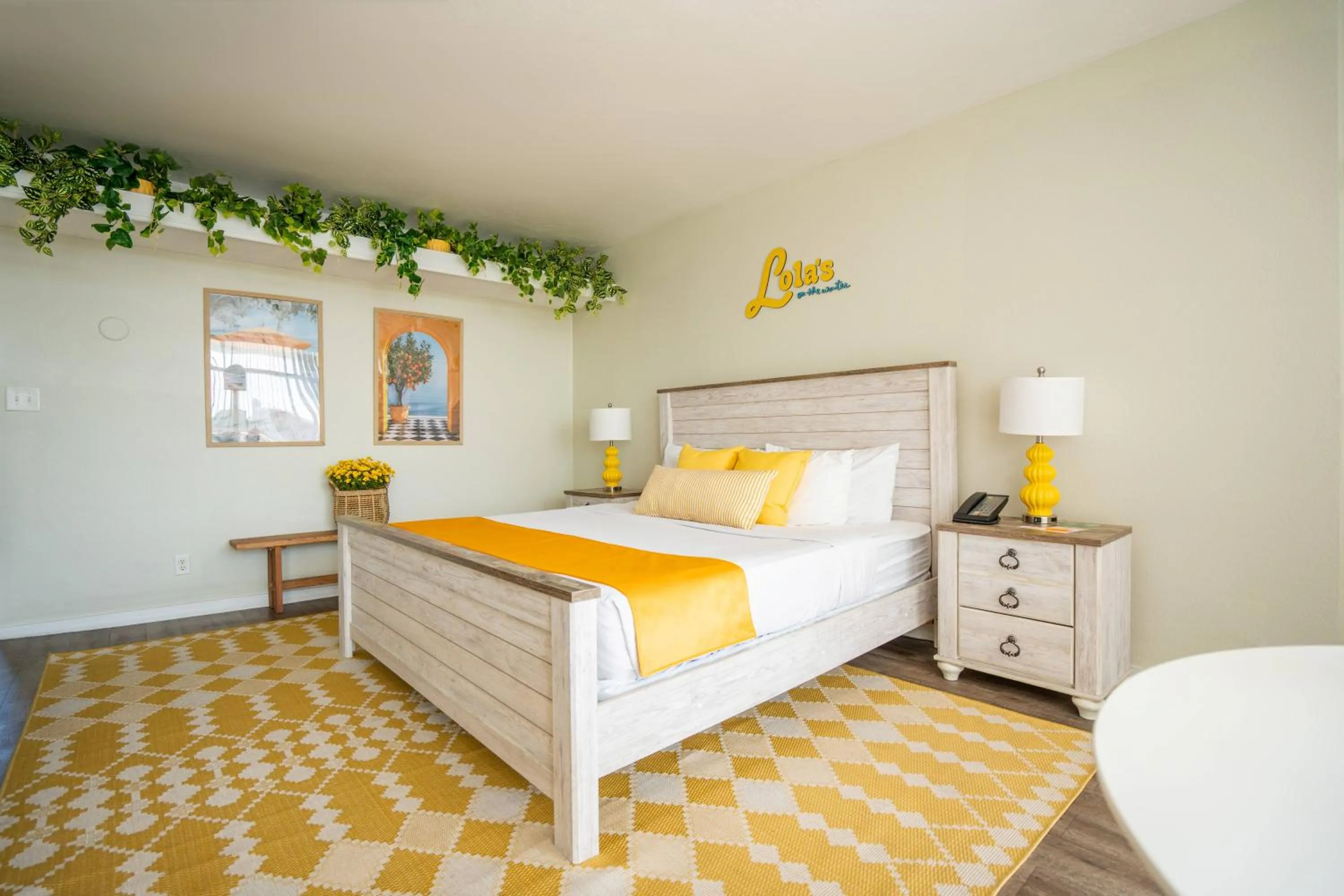 Bed in Sands Harbor Resort and Marina