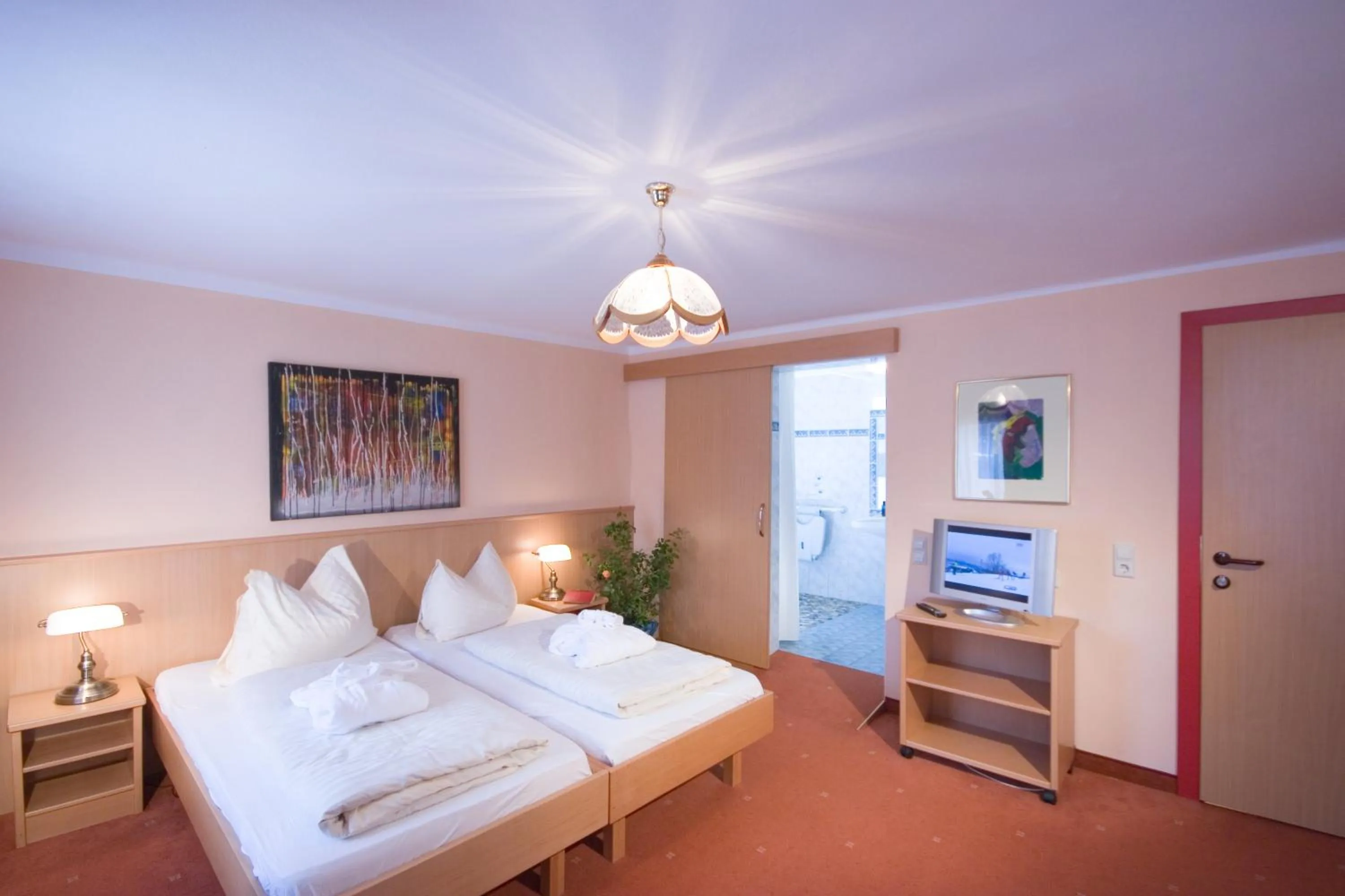 Photo of the whole room, Bed in Hotel Aloisia, Hotel Garni