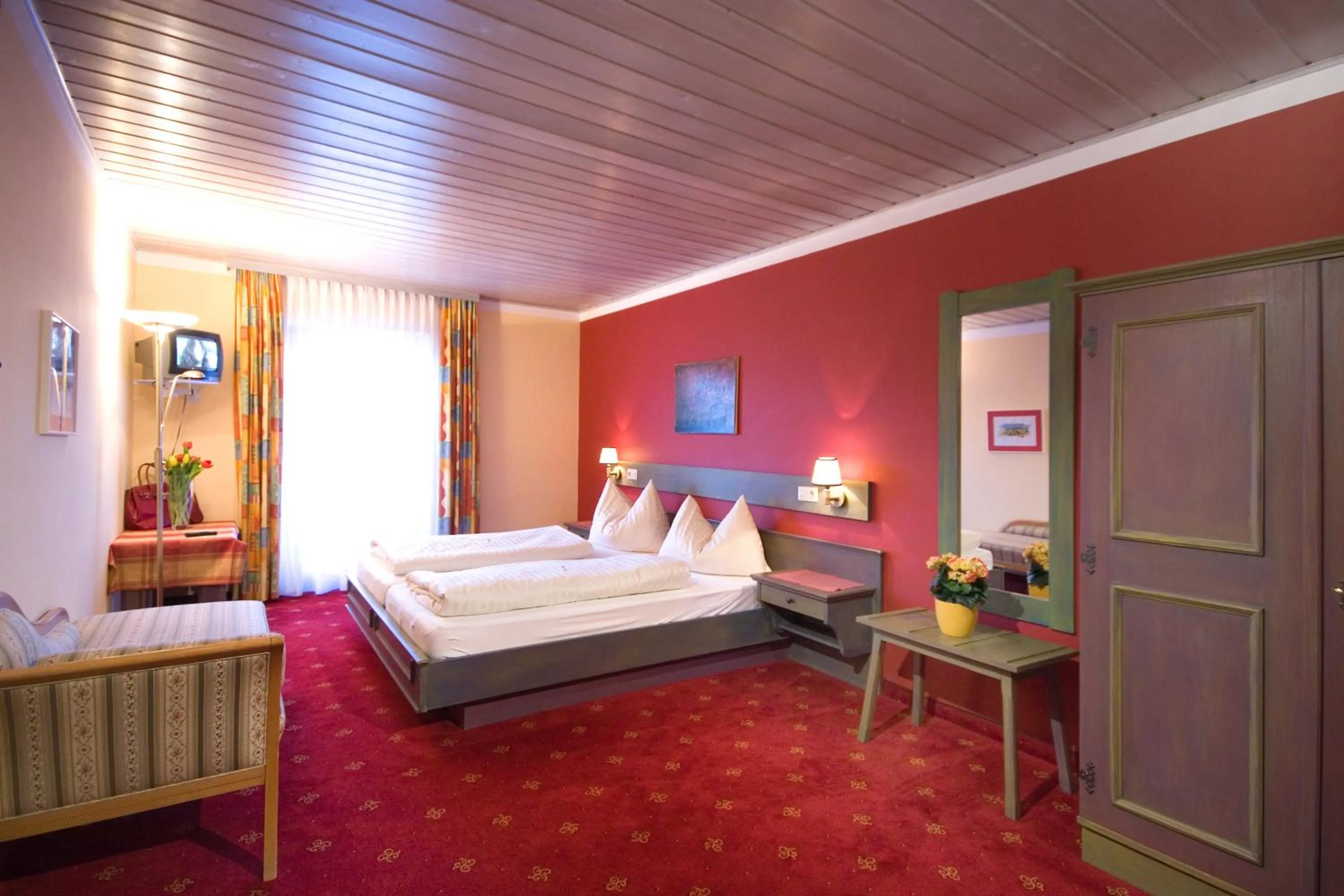 Bedroom, Bed in Hotel Aloisia, Hotel Garni