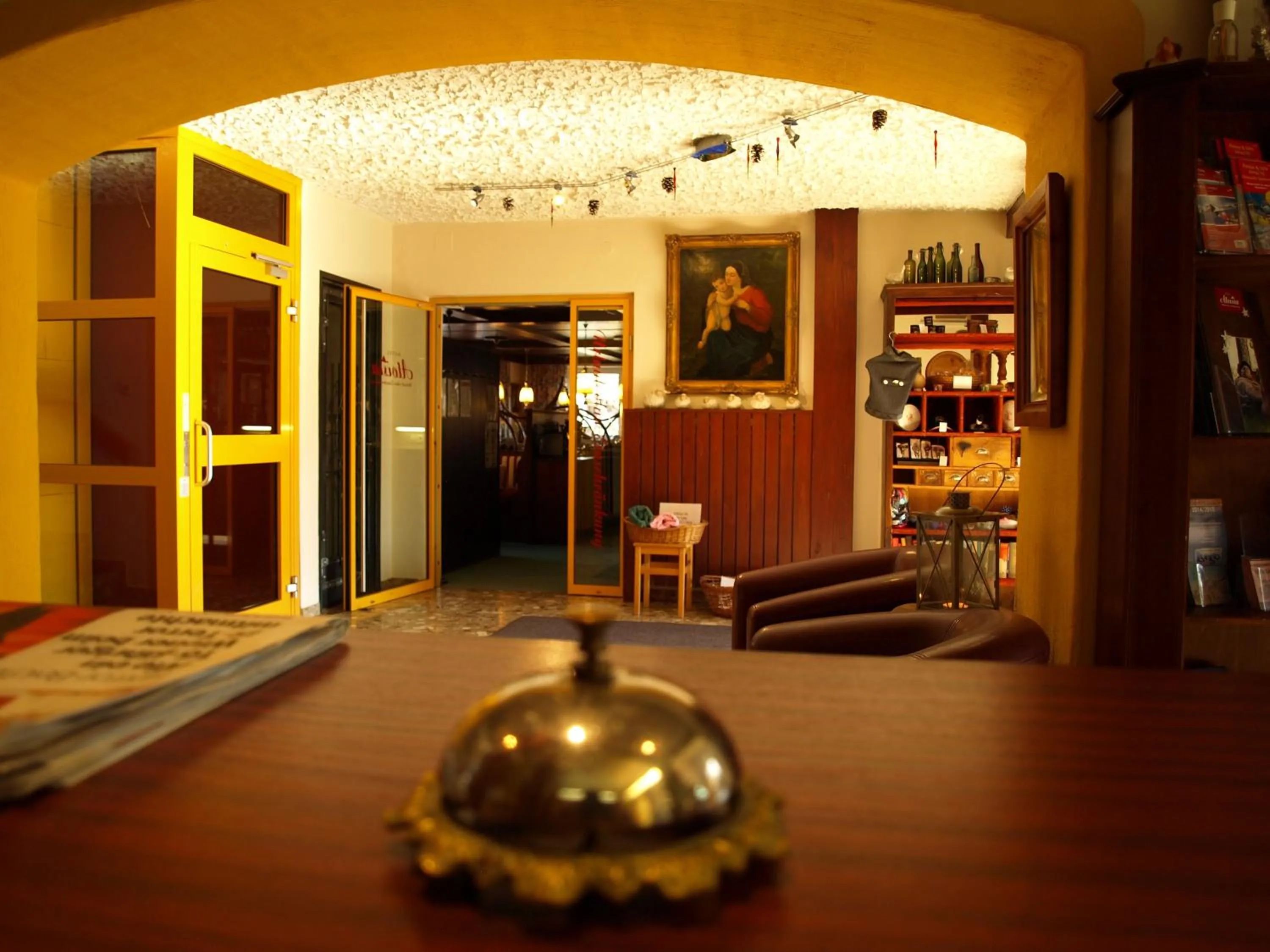 Lobby or reception in Hotel Aloisia, Hotel Garni