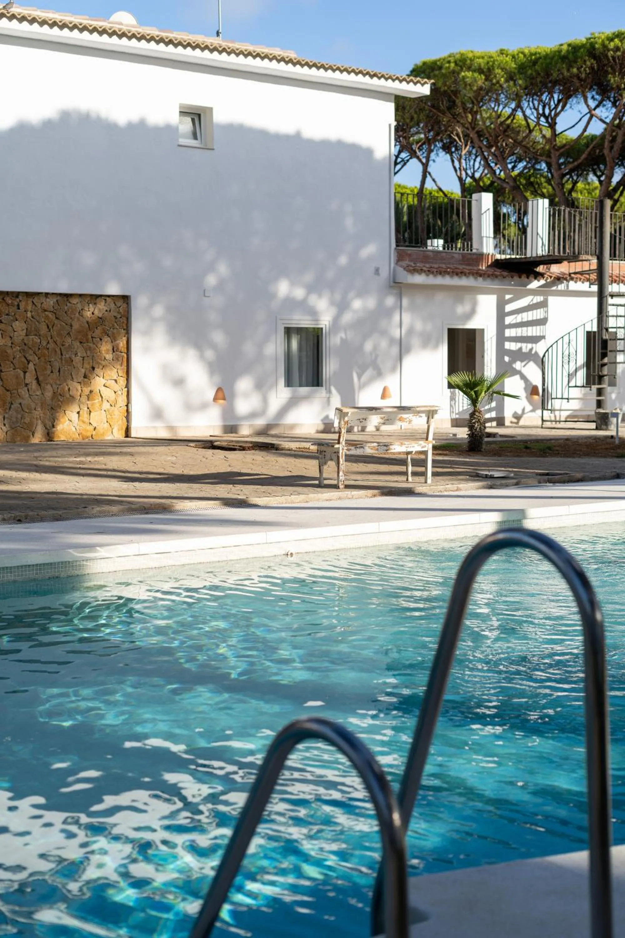Swimming pool in Guesthouse Mōoreå