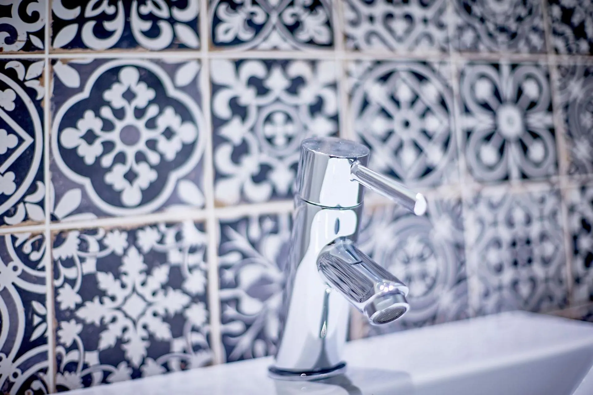 Decorative detail, Bathroom in Casagrande - La Barrosa