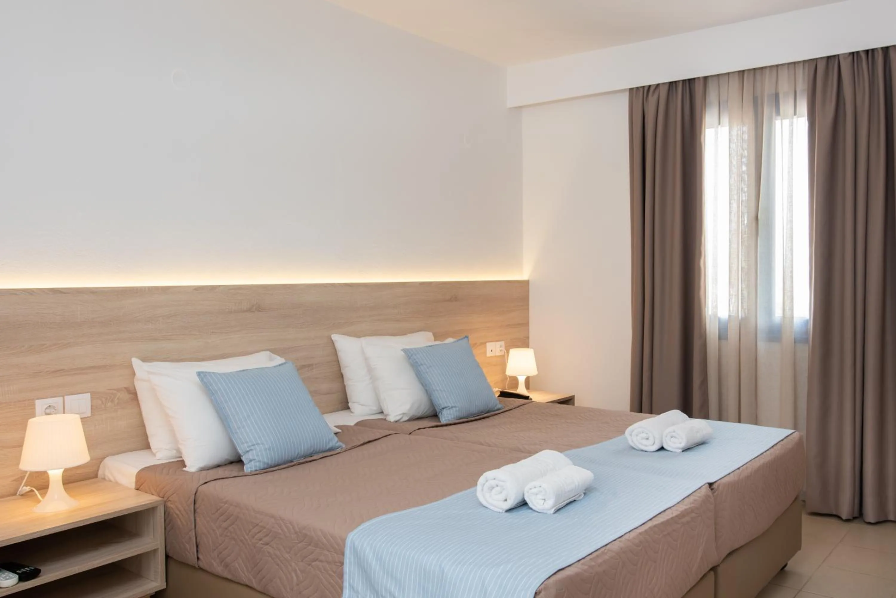 Bed in Sunshine Village Hotel