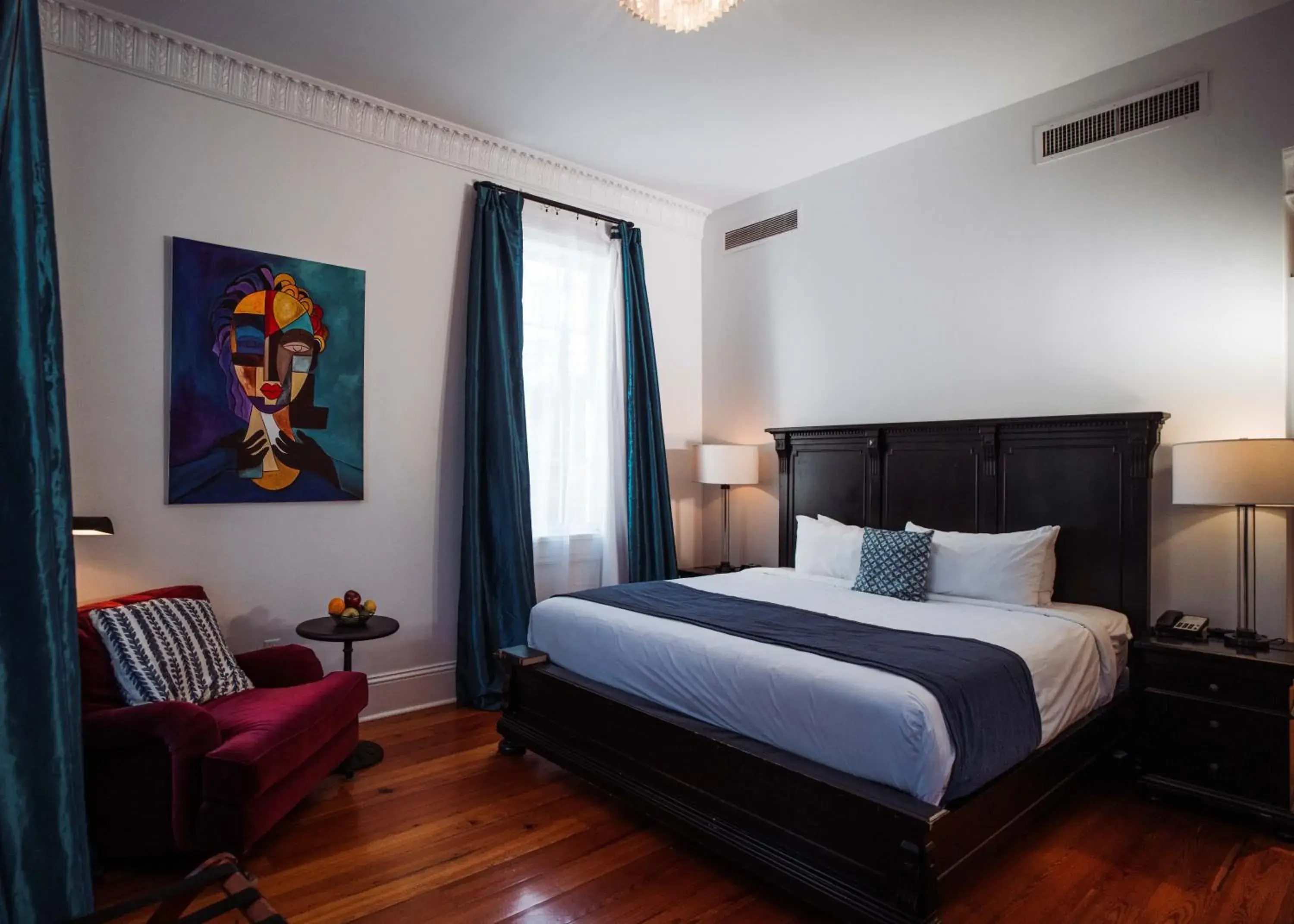 King Room with Balcony in Royal Frenchmen Hotel and Bar King Room with Balcony in Royal Frenchmen Hotel and Bar