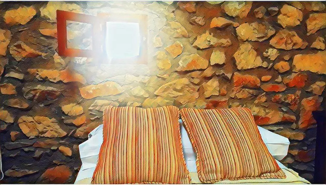 Bed in Vía Natura Hotel Rural