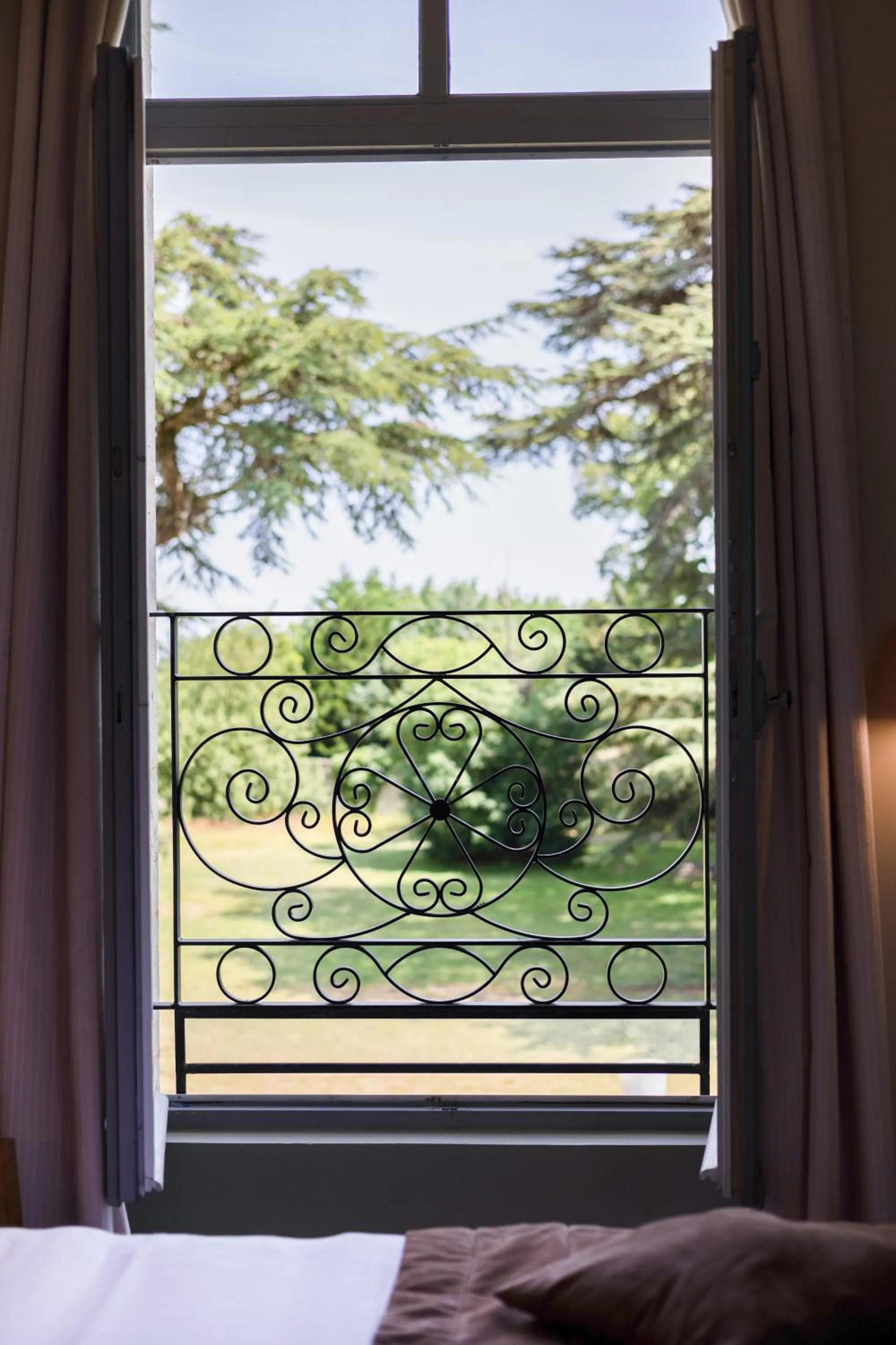 Garden in Hôtel et SPA du Château