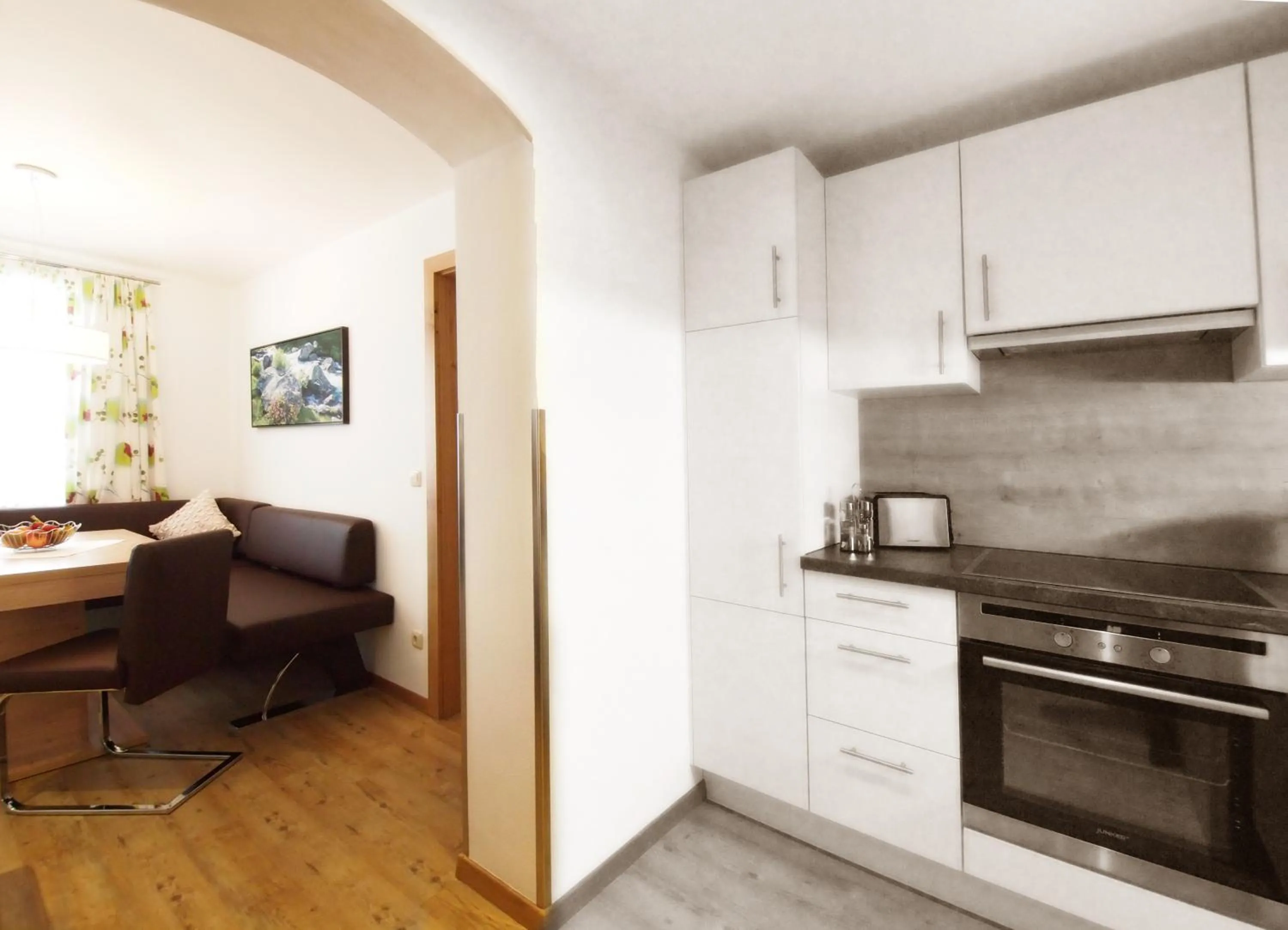 Kitchen or kitchenette in Alpenapartments Unterschlag