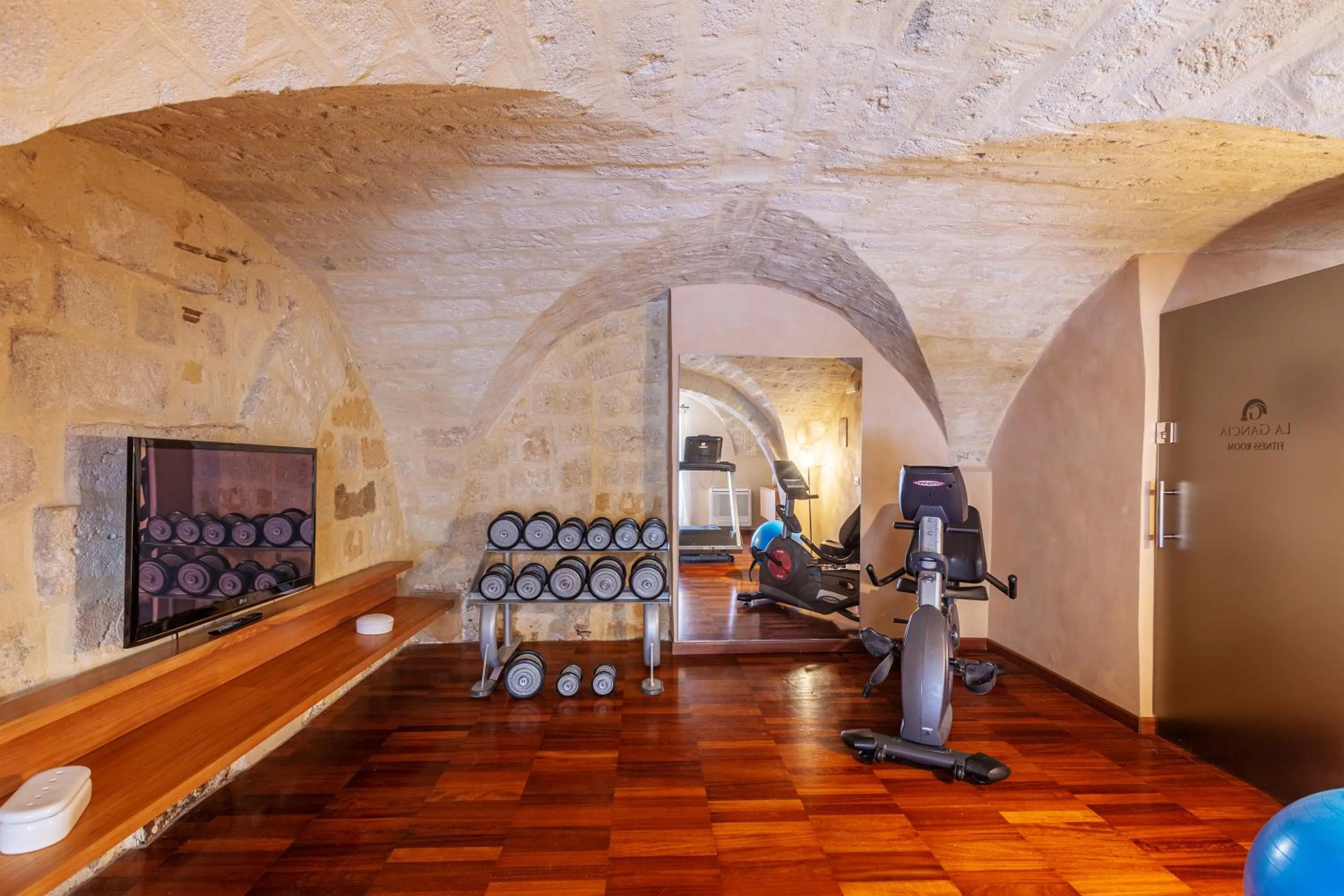 Fitness centre/facilities in Residence La Gancia