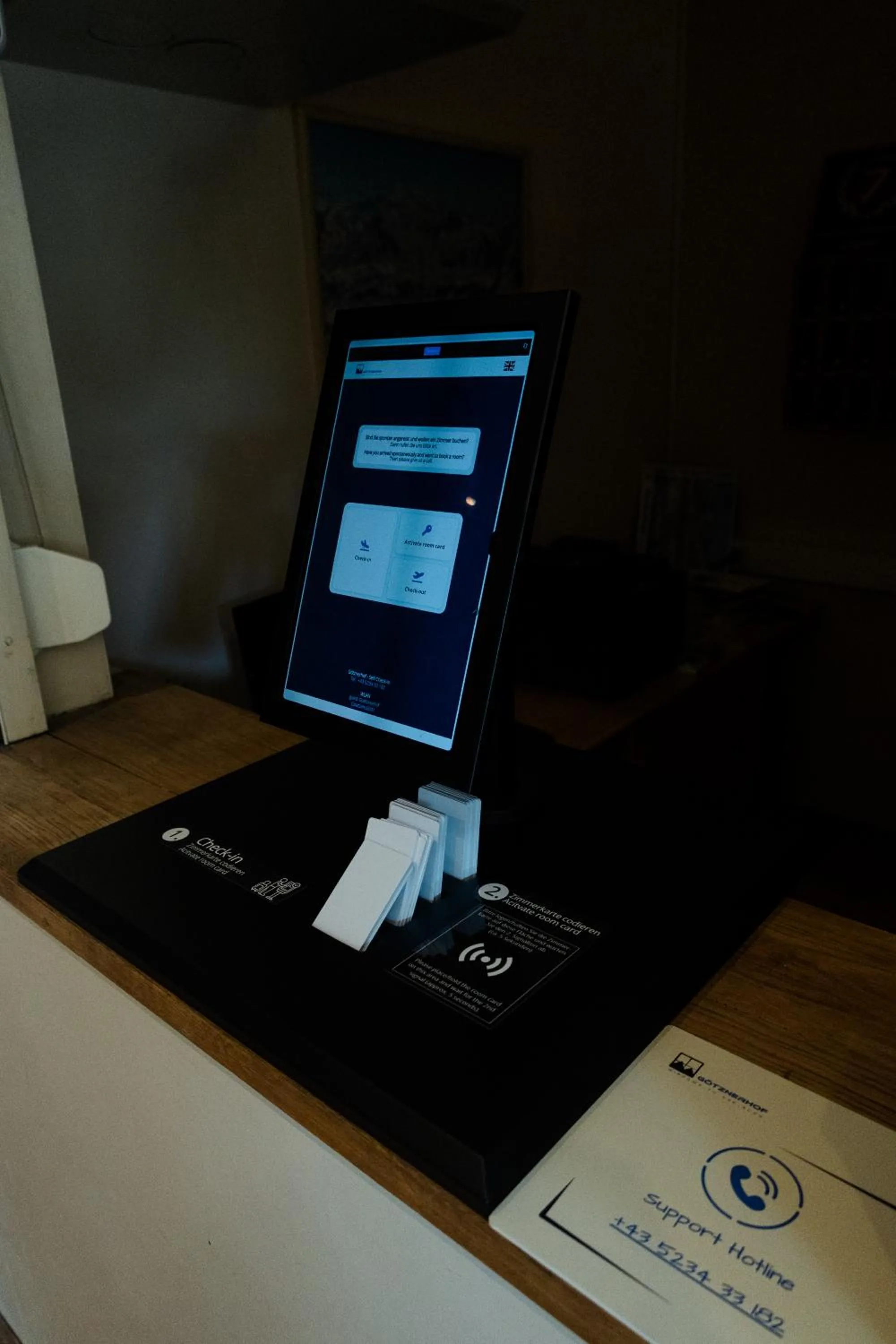 Lobby or reception in Götznerhof - Self-Check-in