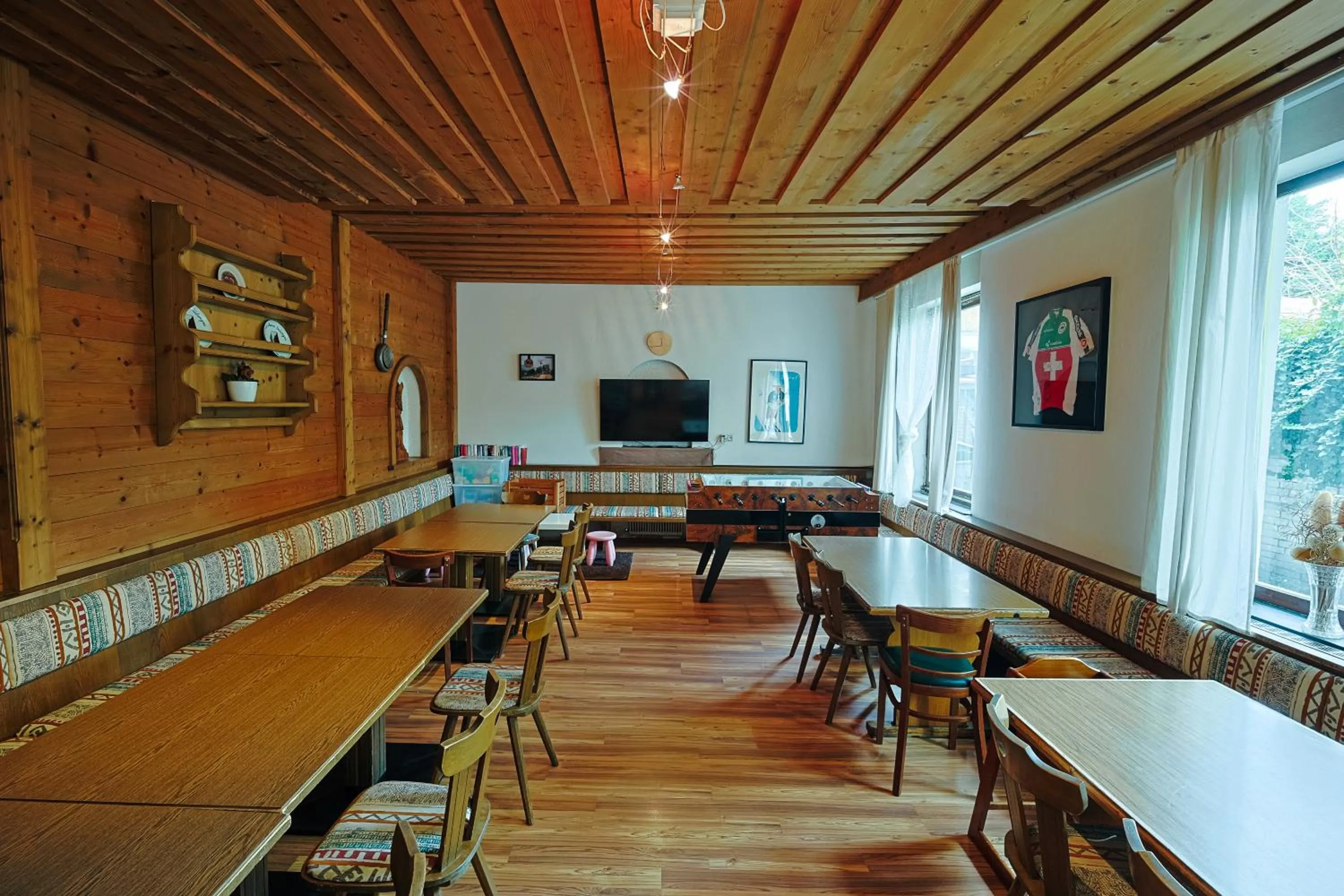 Communal lounge/ TV room in Götznerhof - Self-Check-in