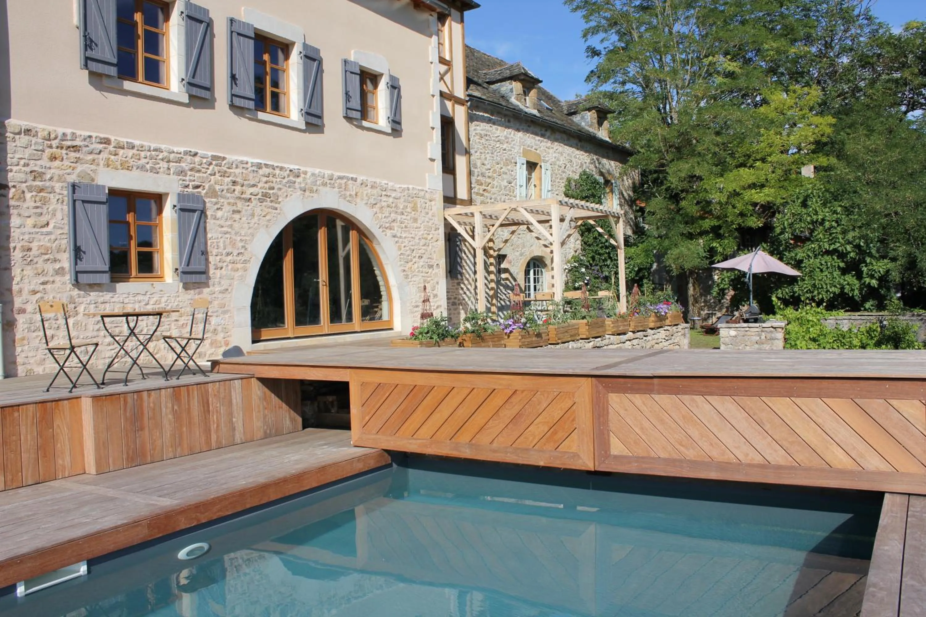 Swimming pool in Les Terrasses de Labade Gîte et Chambres d'hôtes