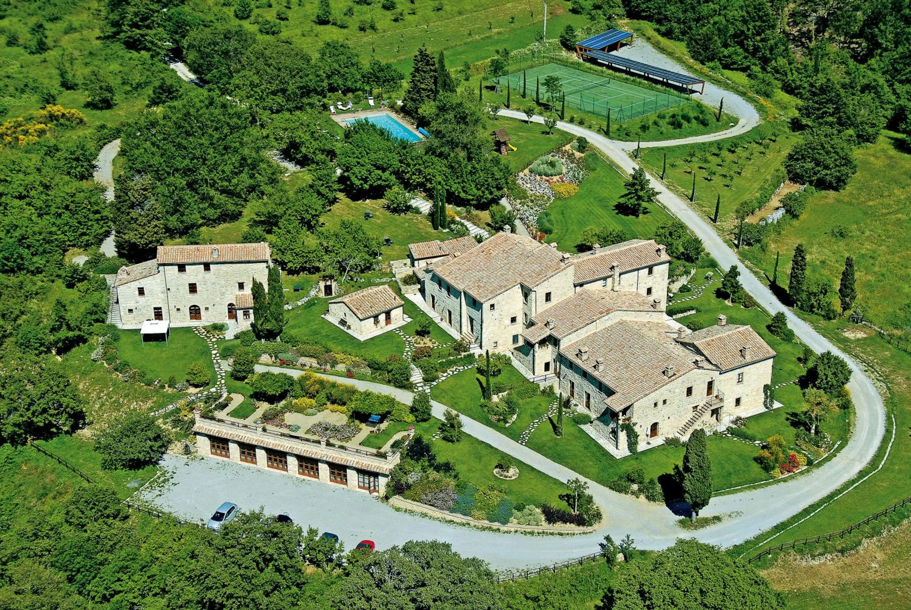 Bird's eye view in Borgo Fastelli