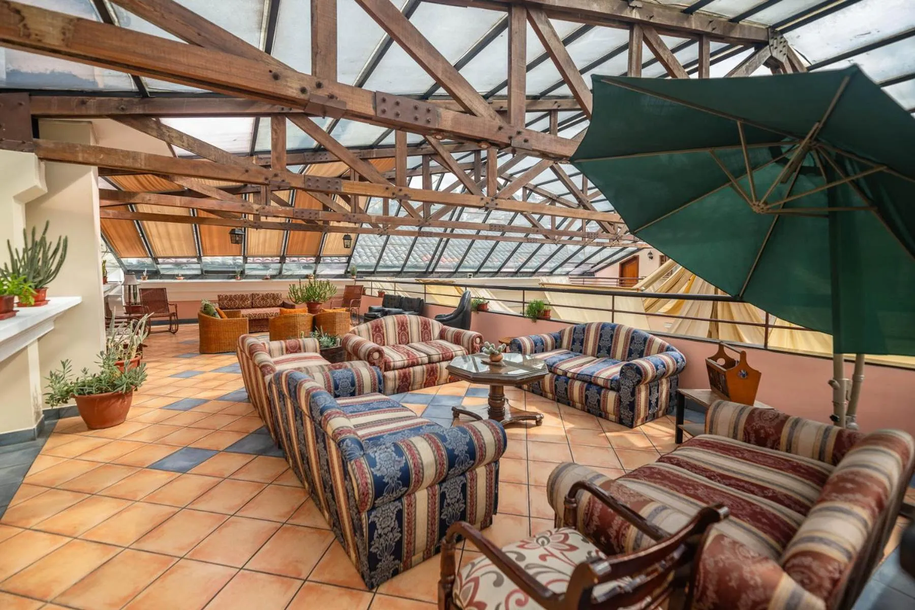 Living room in Hotel Patio Andaluz