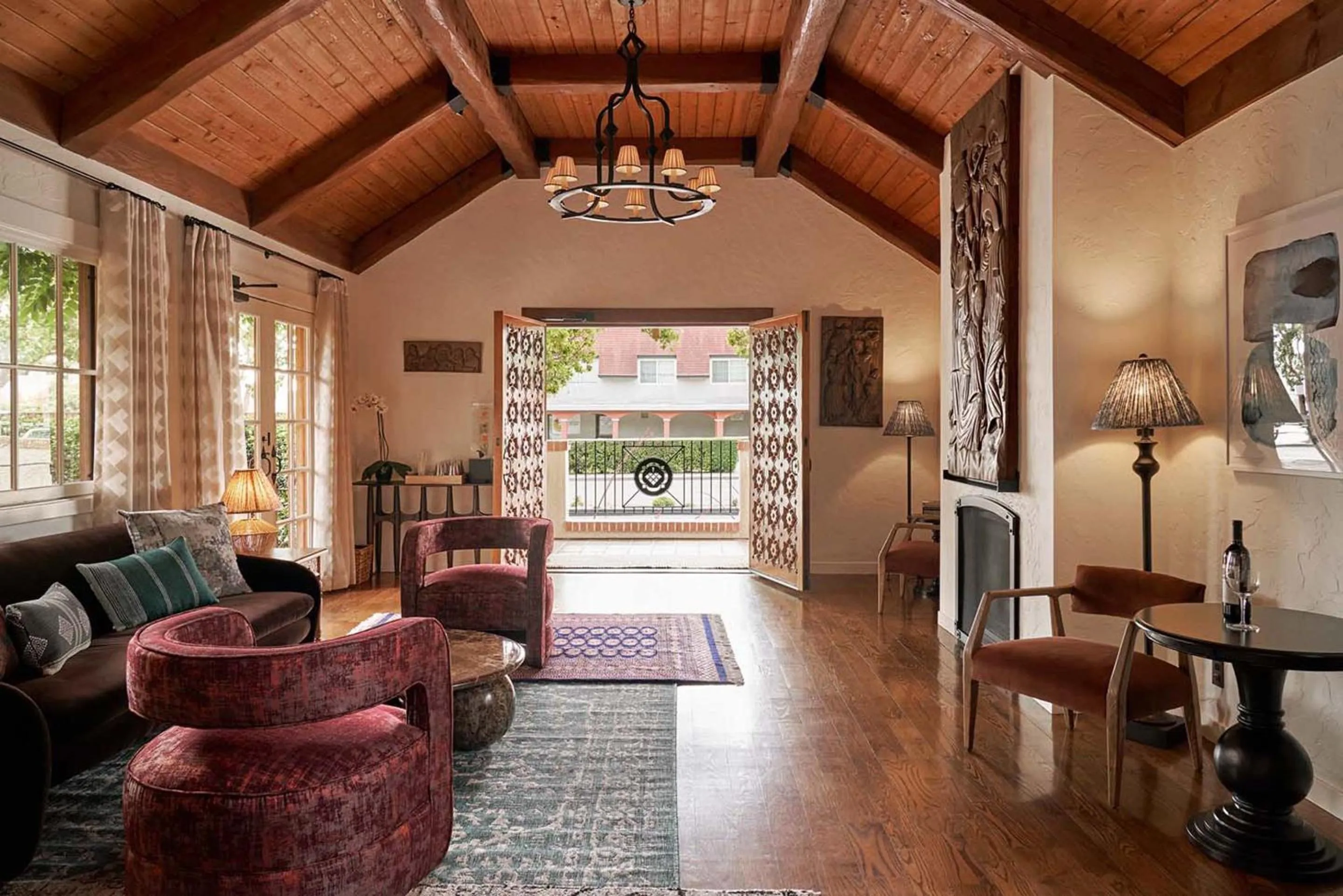 Lobby or reception in Rancho Caymus Inn