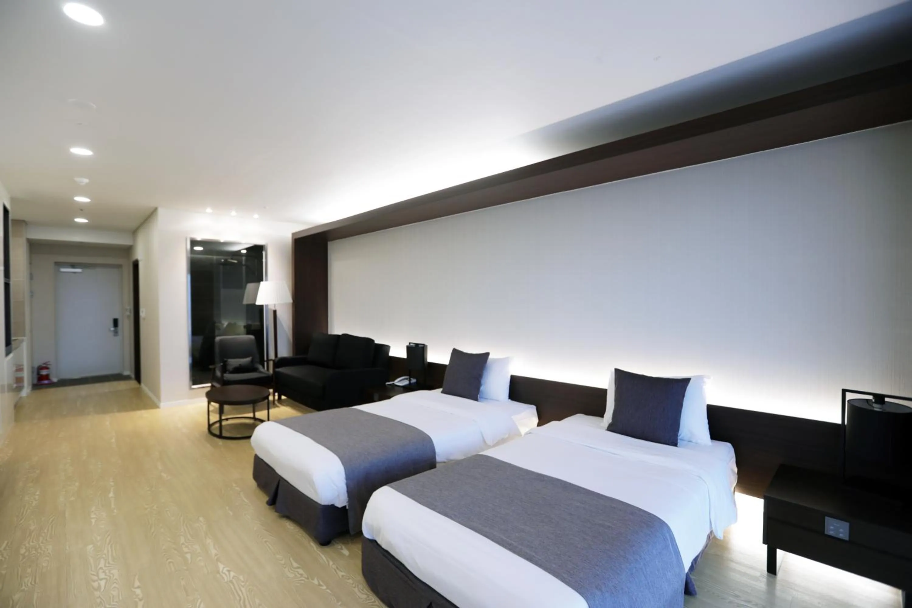 Bed in The Qube Resort Jeju