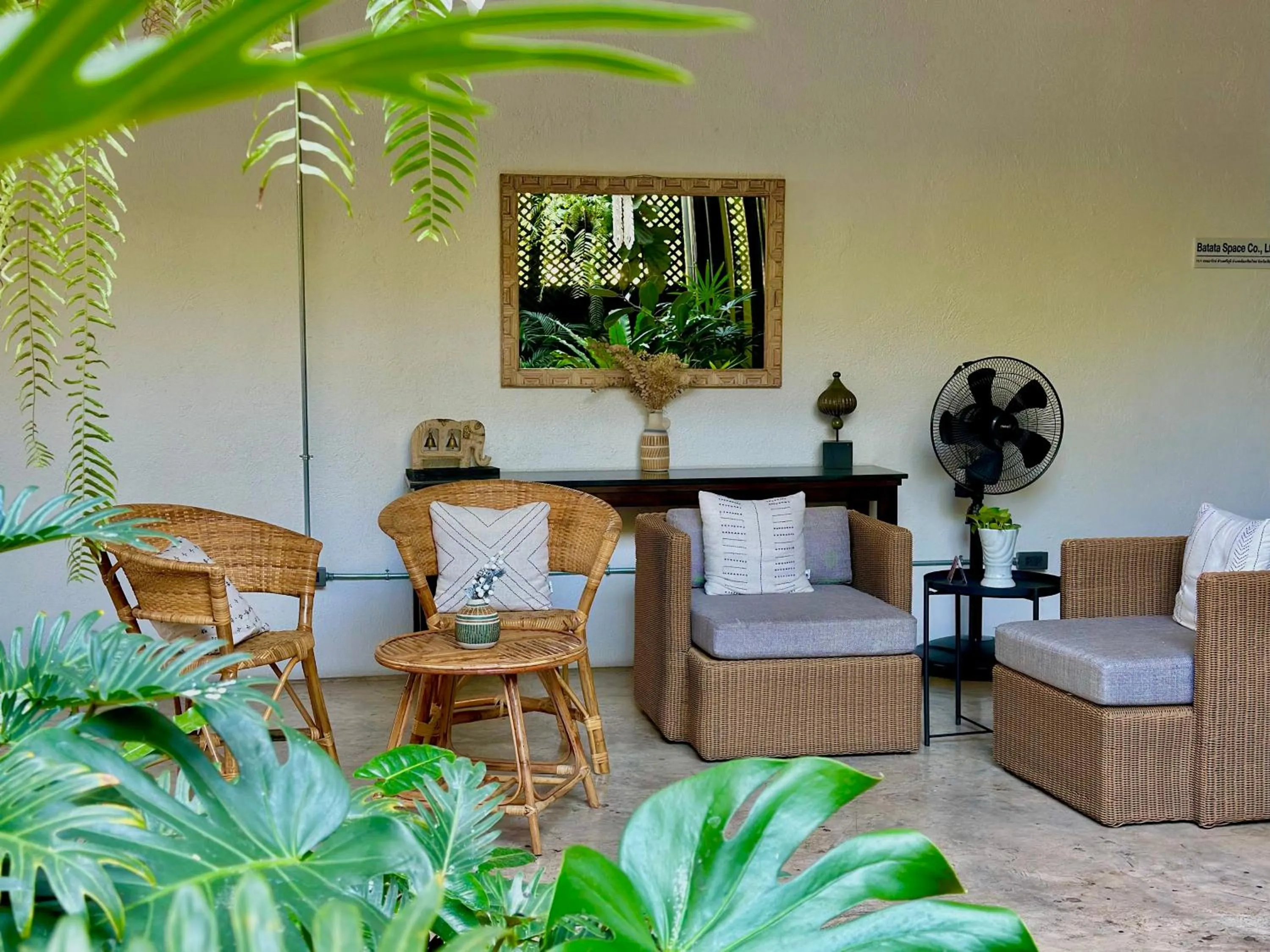 Seating area in The Peaberry Boutique Hotel