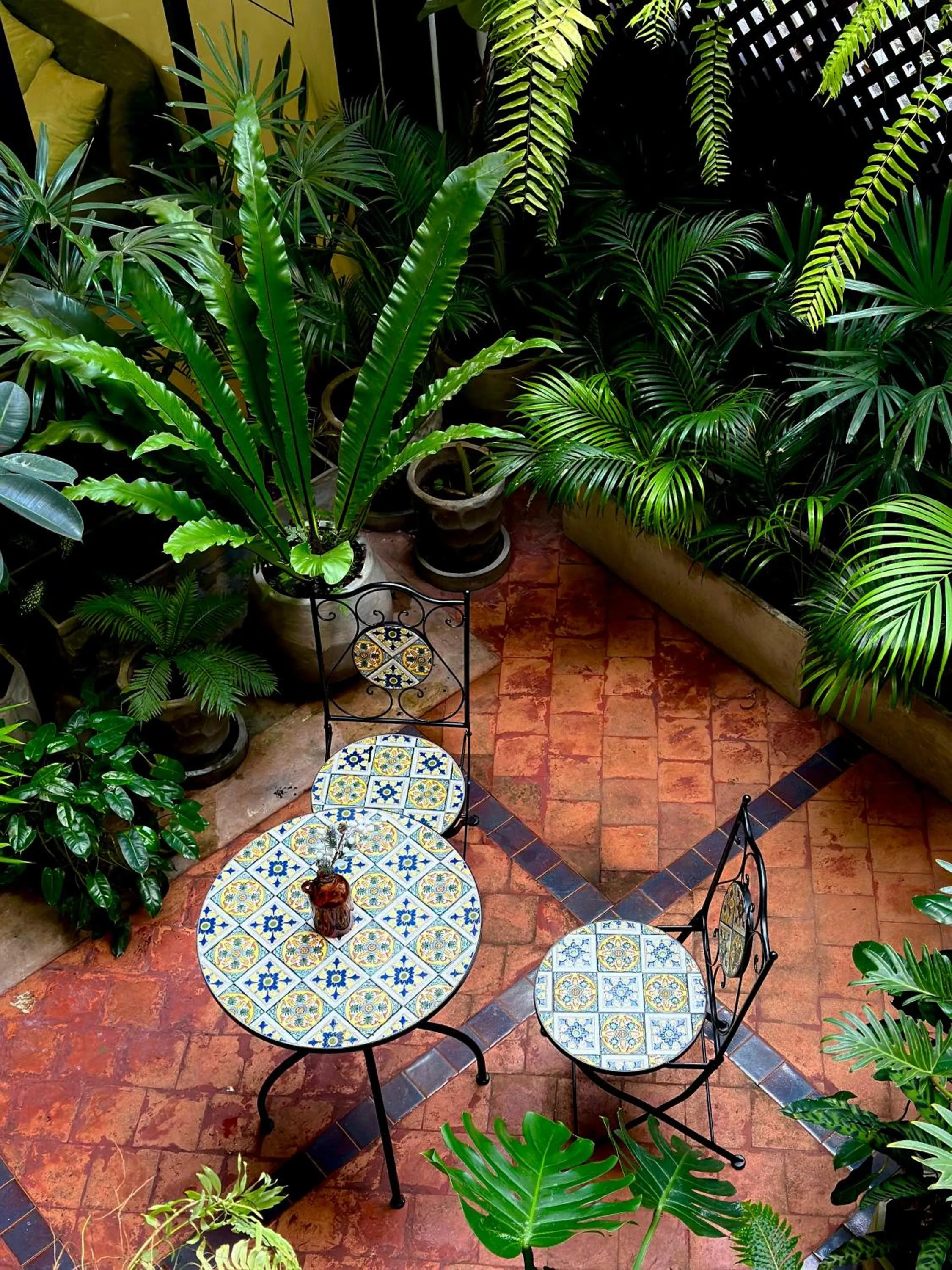 Inner courtyard view in The Peaberry Boutique Hotel