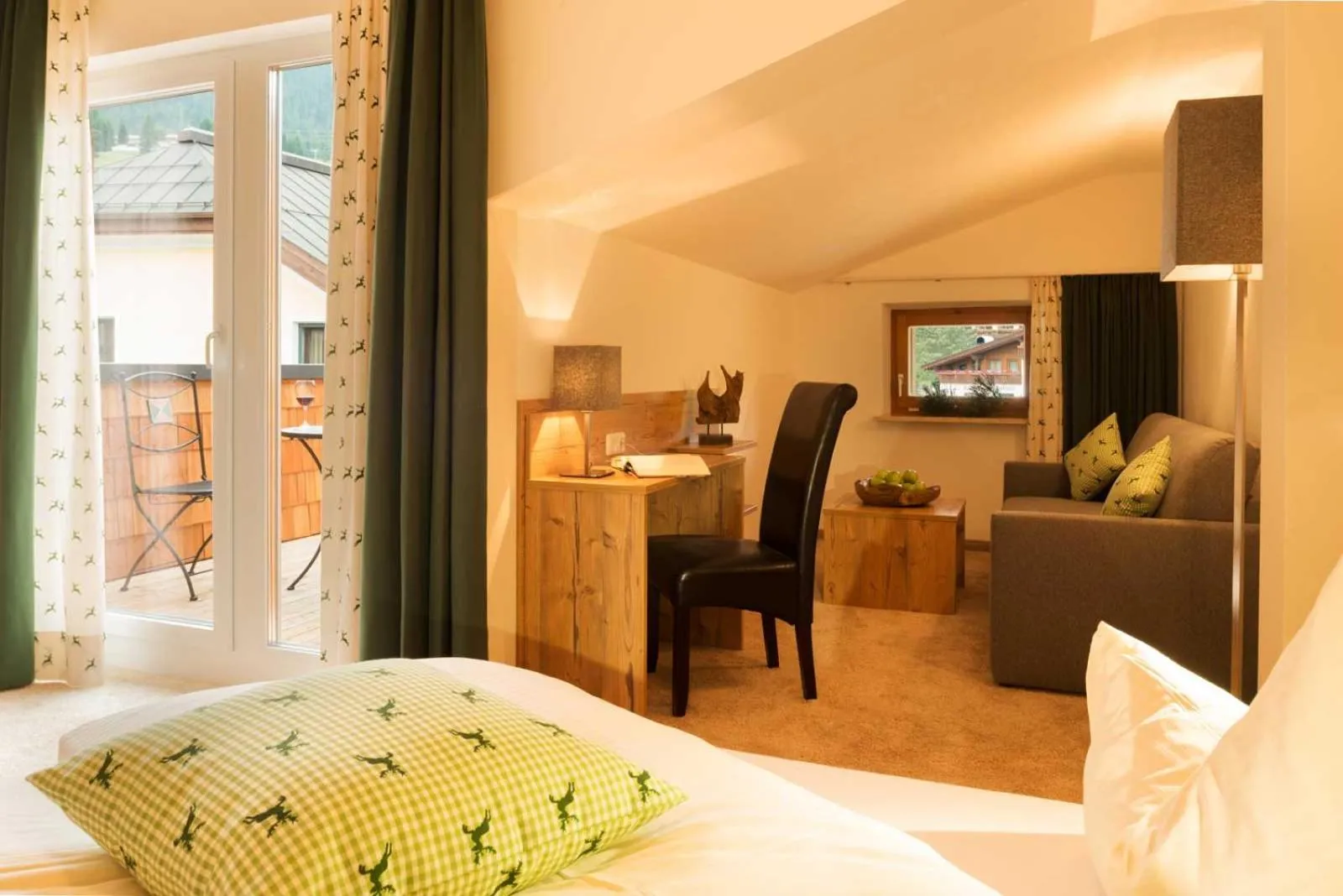 Photo of the whole room, Bed in Hotel Hubertushof