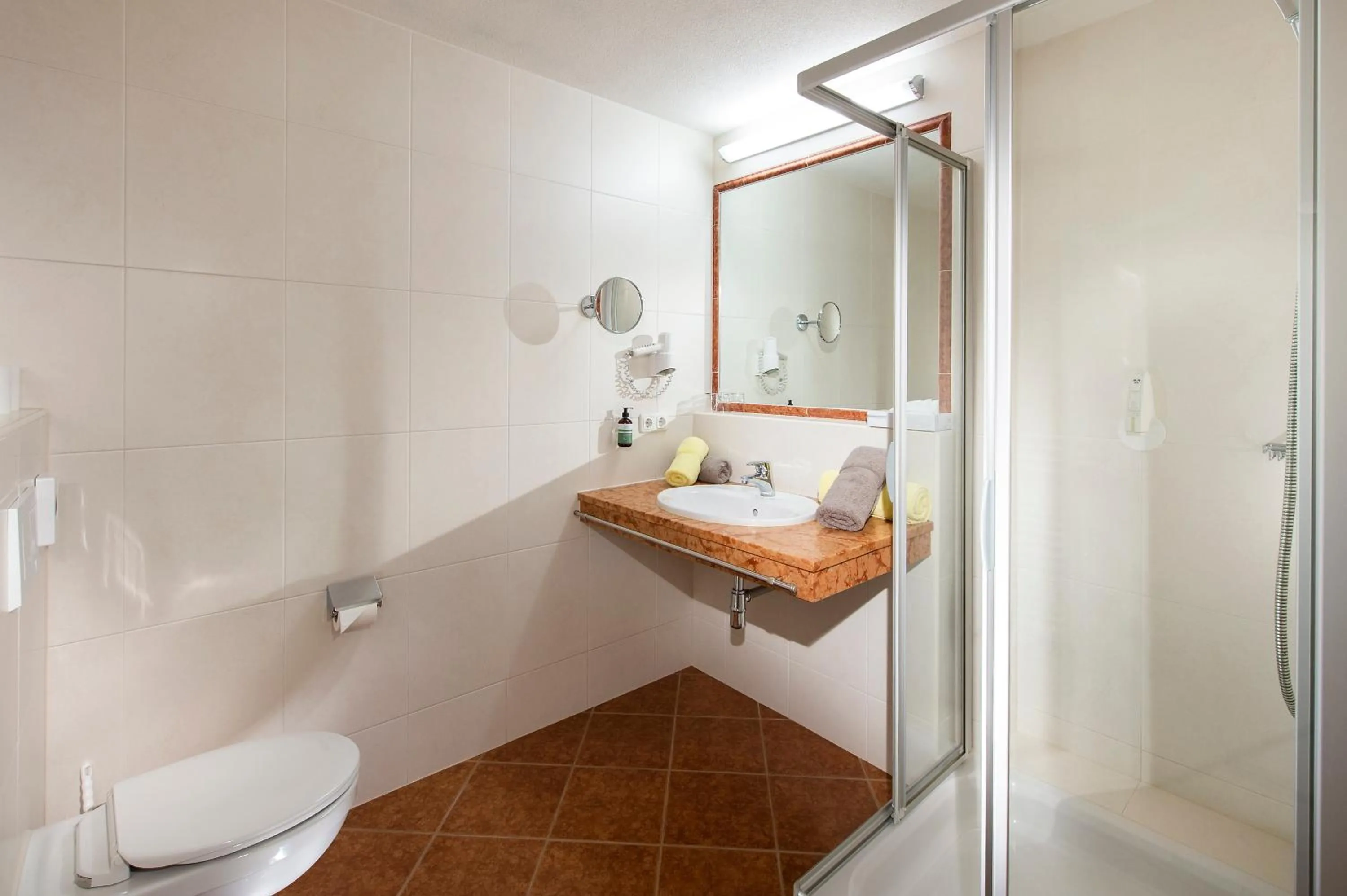 Bathroom in Hotel Hubertushof