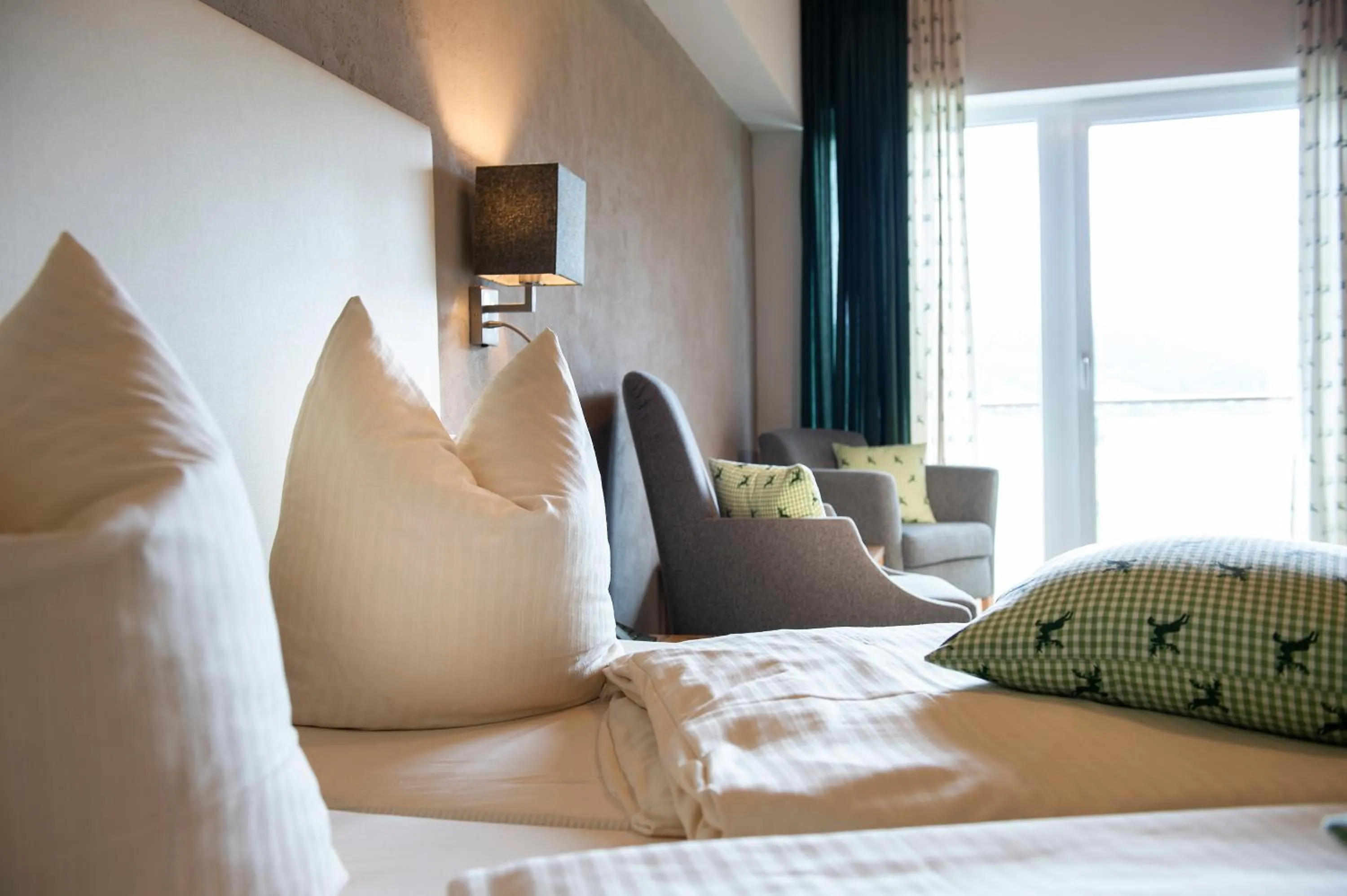 Photo of the whole room, Bed in Hotel Hubertushof