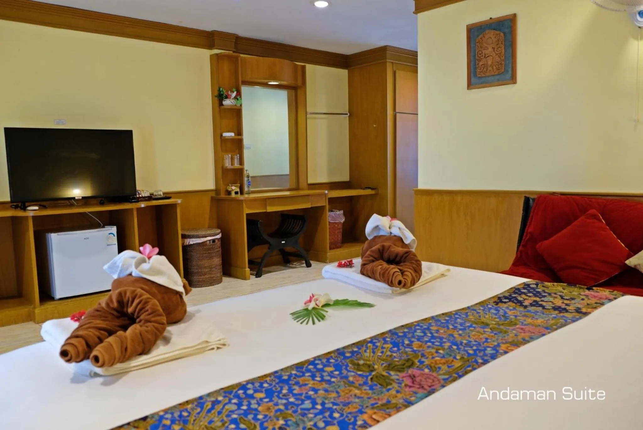 Bed in Andaman Lanta Resort - SHA Extra Plus