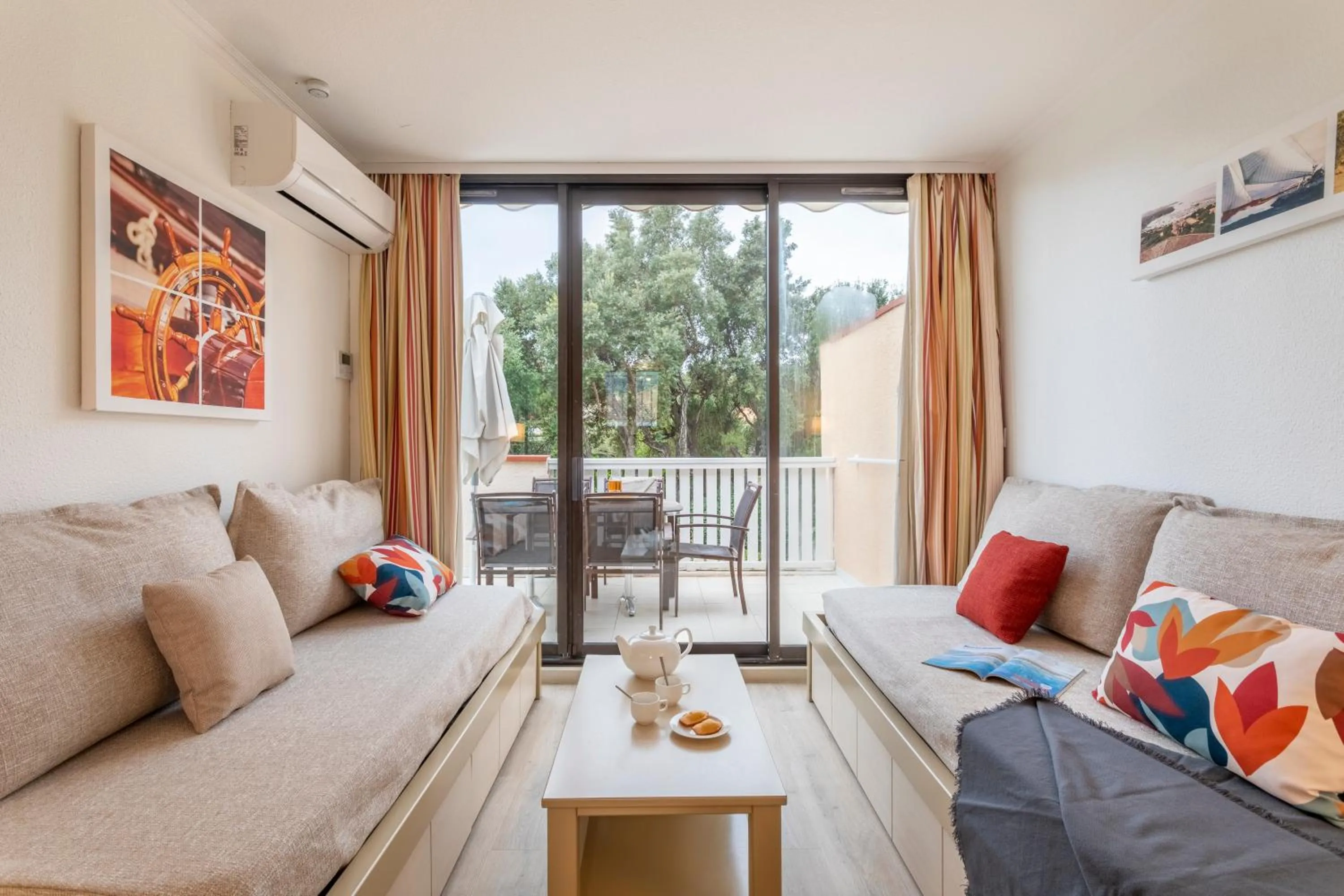 Patio in Résidence Pierre & Vacances L’Anse De Pramousquier