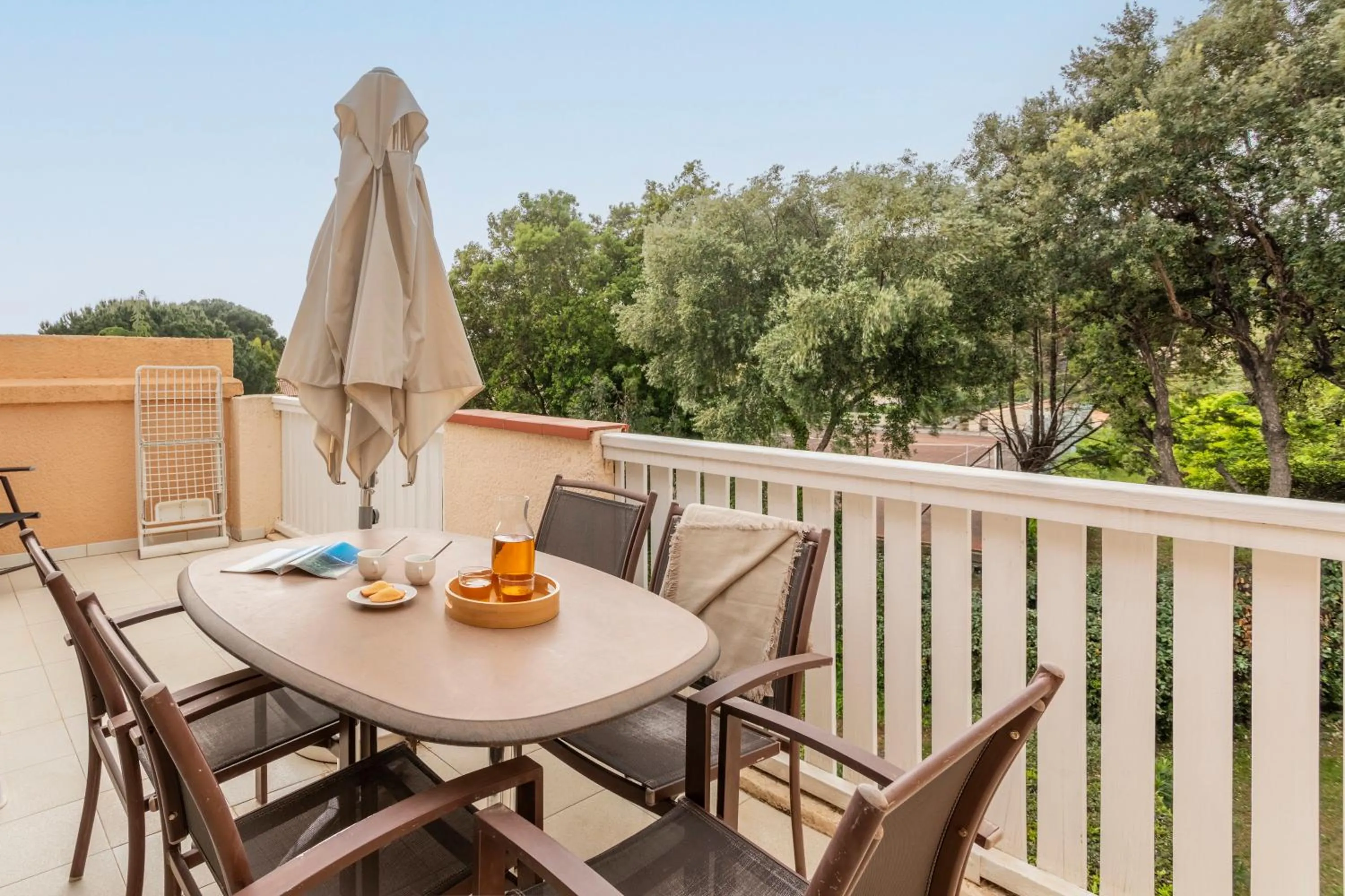 Patio in Résidence Pierre & Vacances L’Anse De Pramousquier