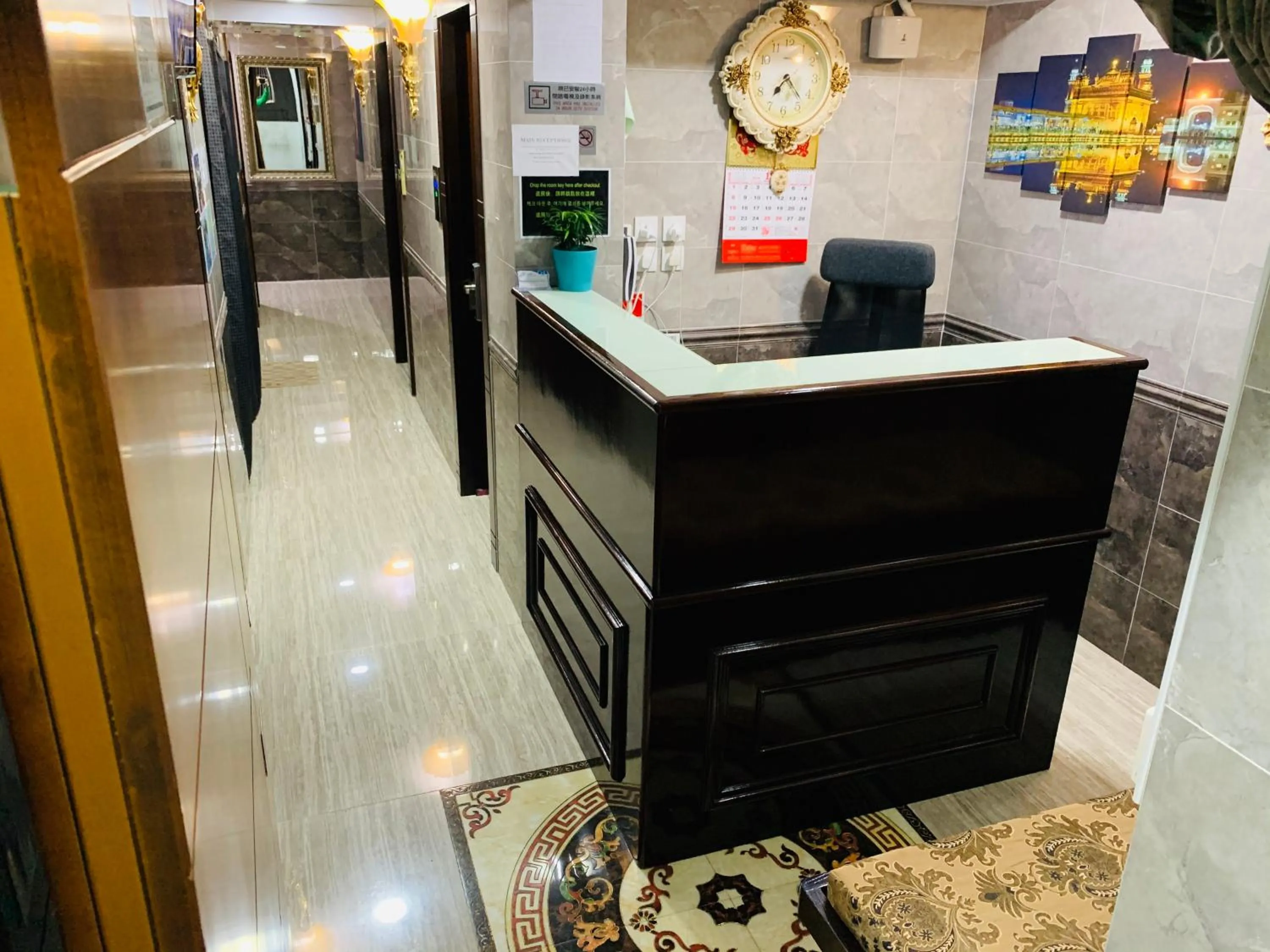 Lobby or reception in Victoria Inn