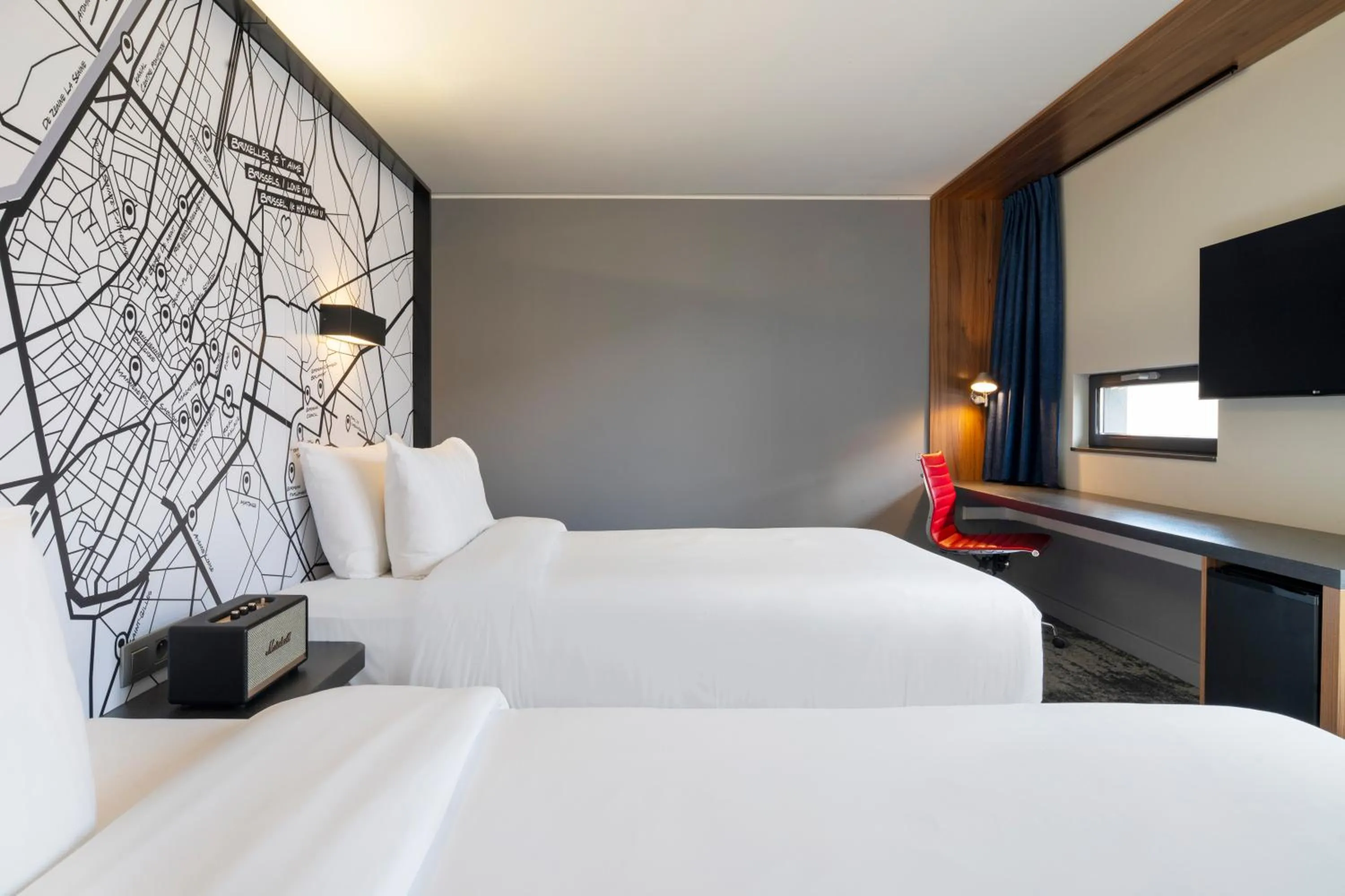 Bed in Pestana Brussels Schuman