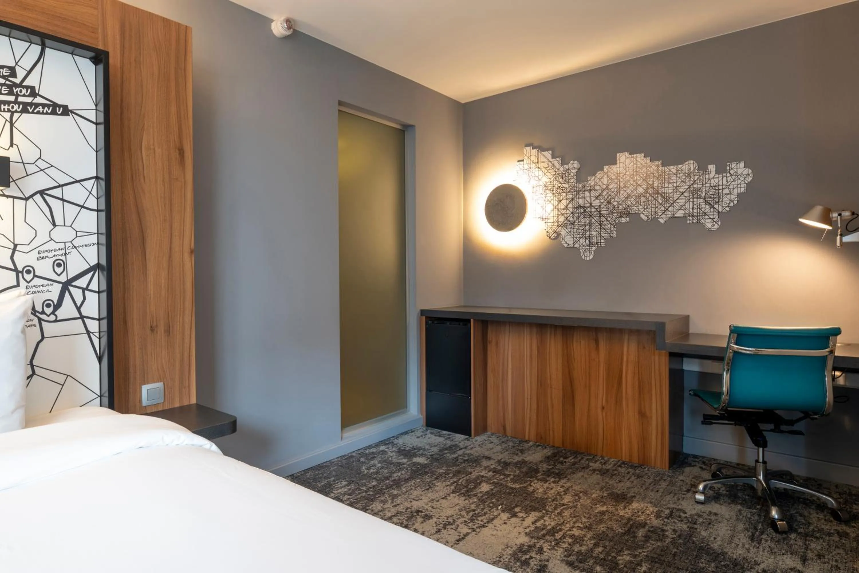 Bed in Pestana Brussels Schuman