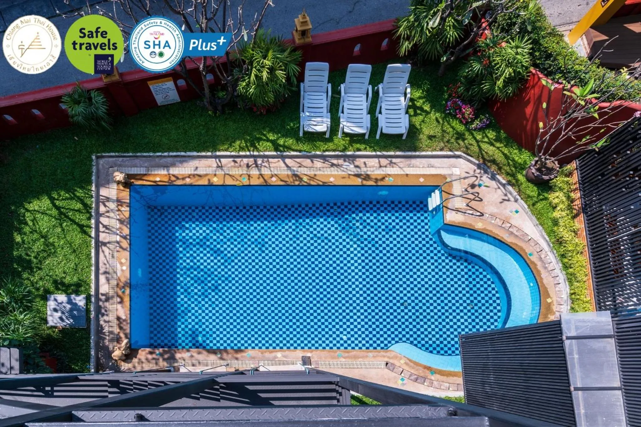 Swimming pool in Chiang Mai Thai House,Thapae