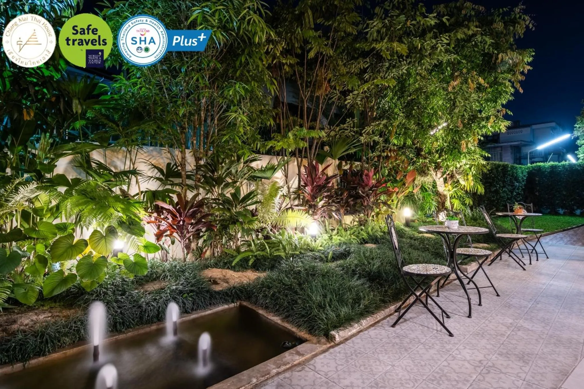 Seating area in Chiang Mai Thai House,Thapae