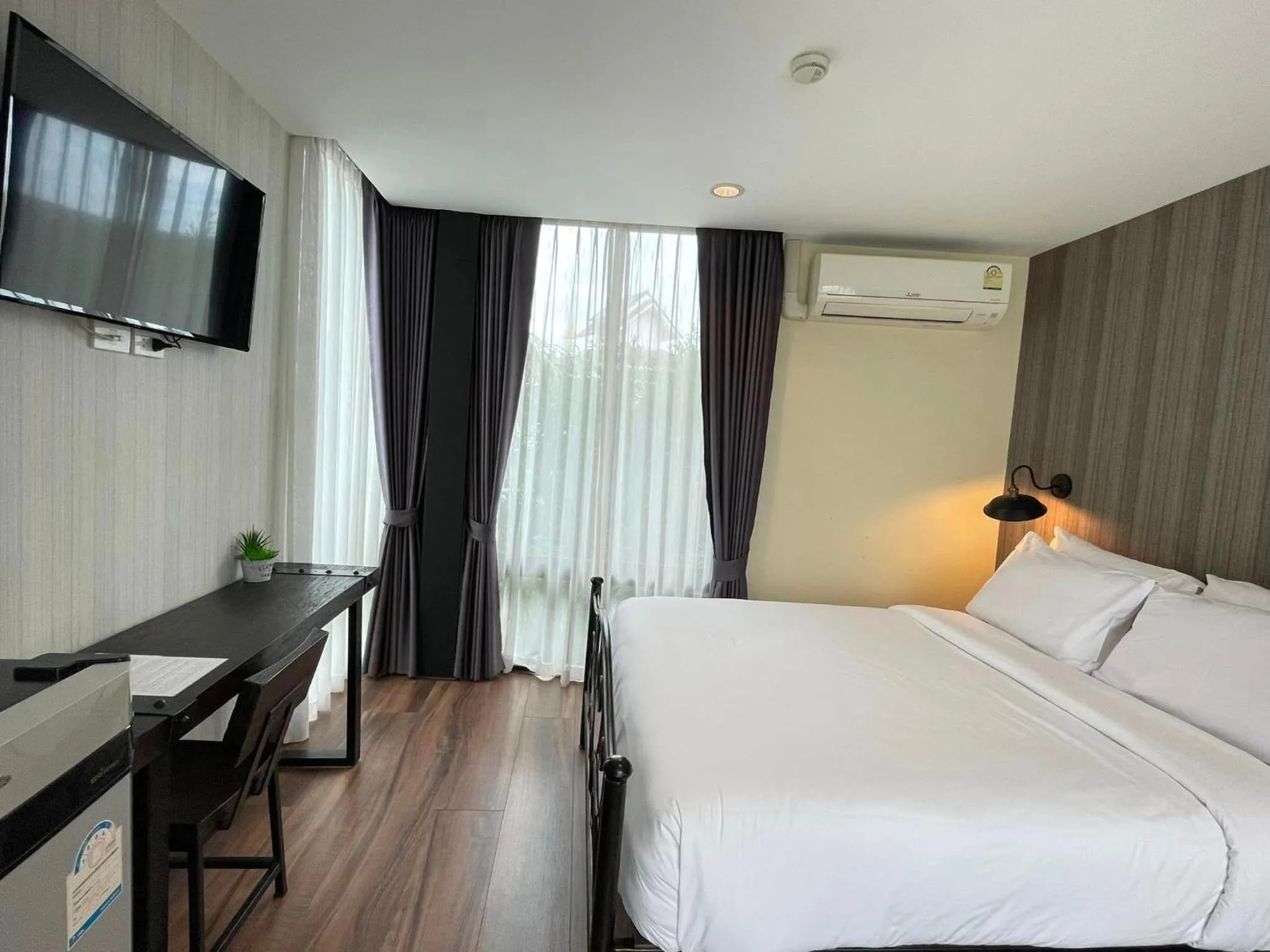 TV and multimedia, Bed in Chiang Mai Thai House,Thapae