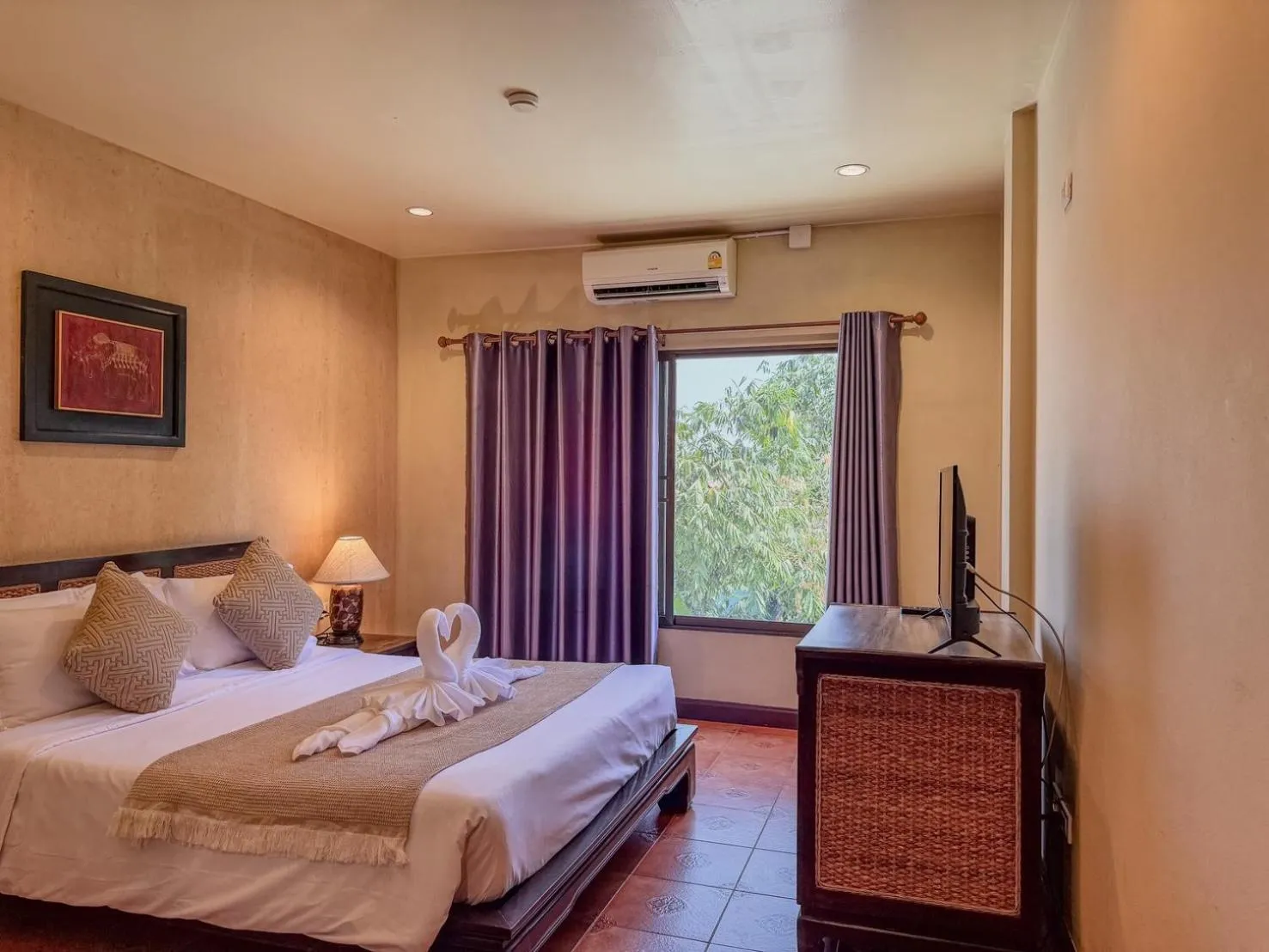 Bedroom, Bed in Chiang Mai Thai House,Thapae