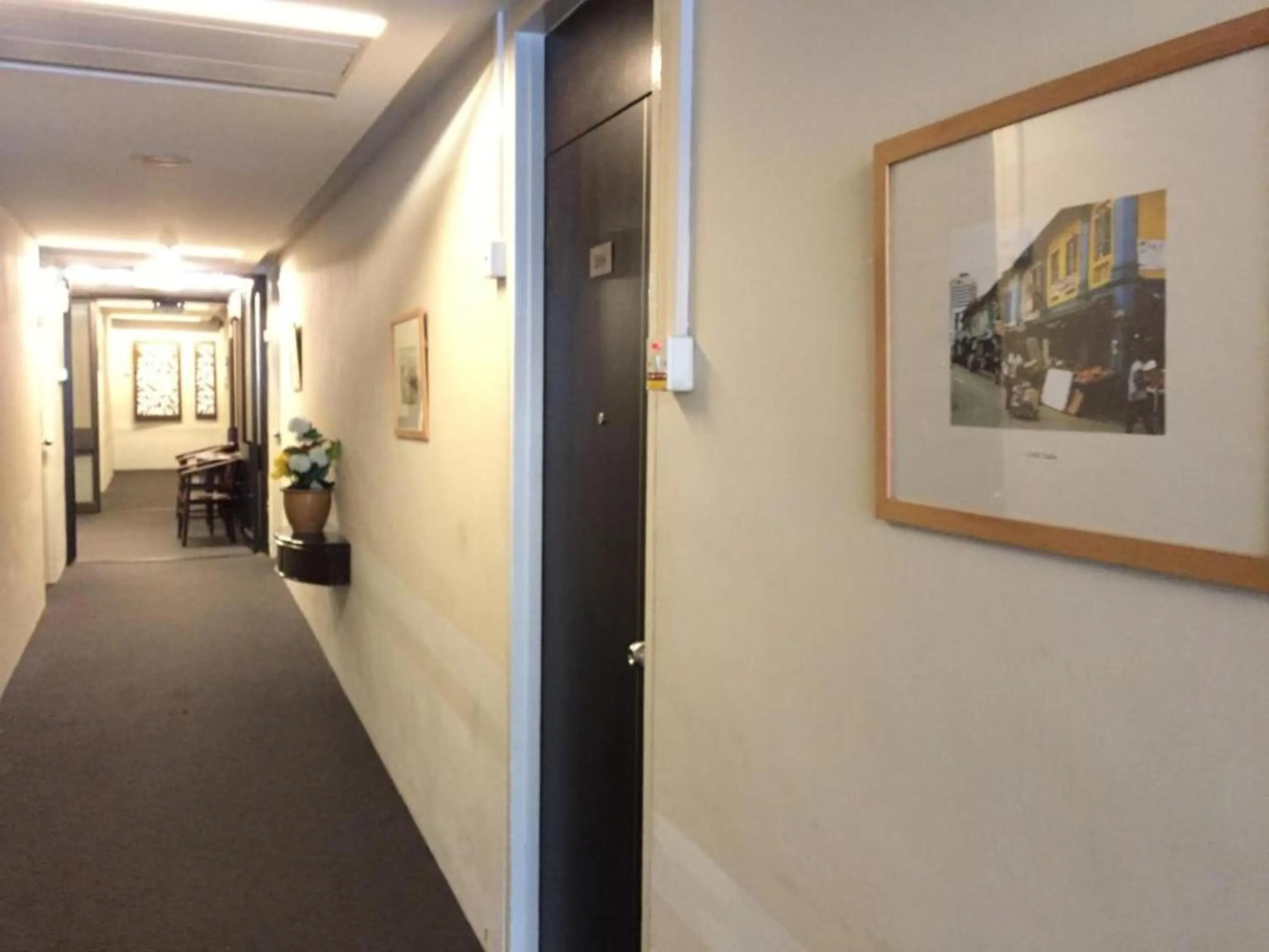 Decorative detail in L Hotel at Broadway