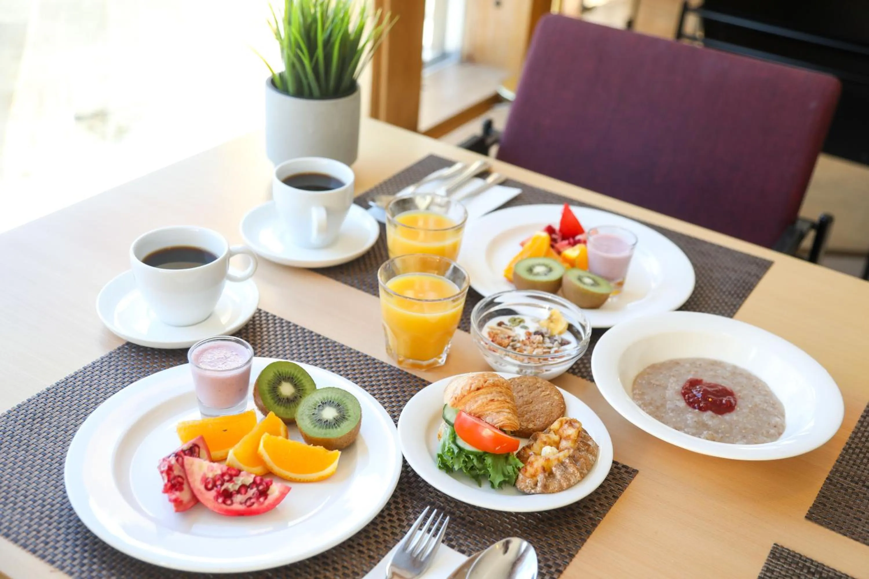 Buffet breakfast in Summer Hotel Vuorilinna