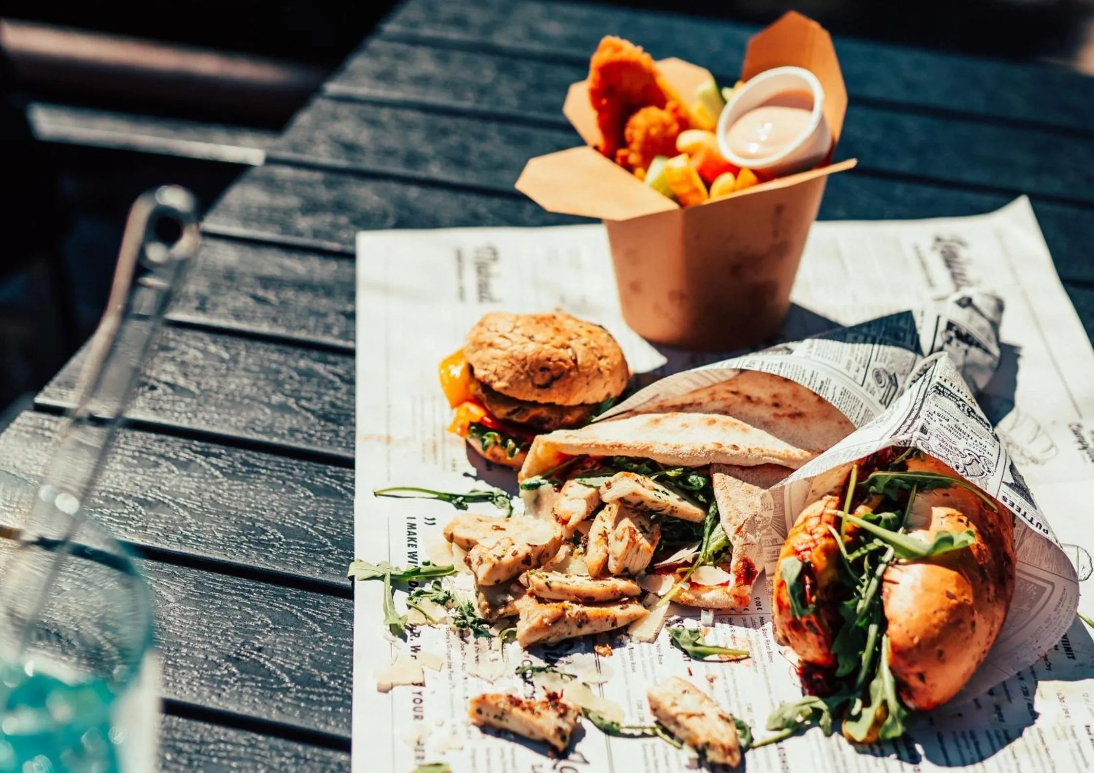 Food in Summer Hotel Vuorilinna