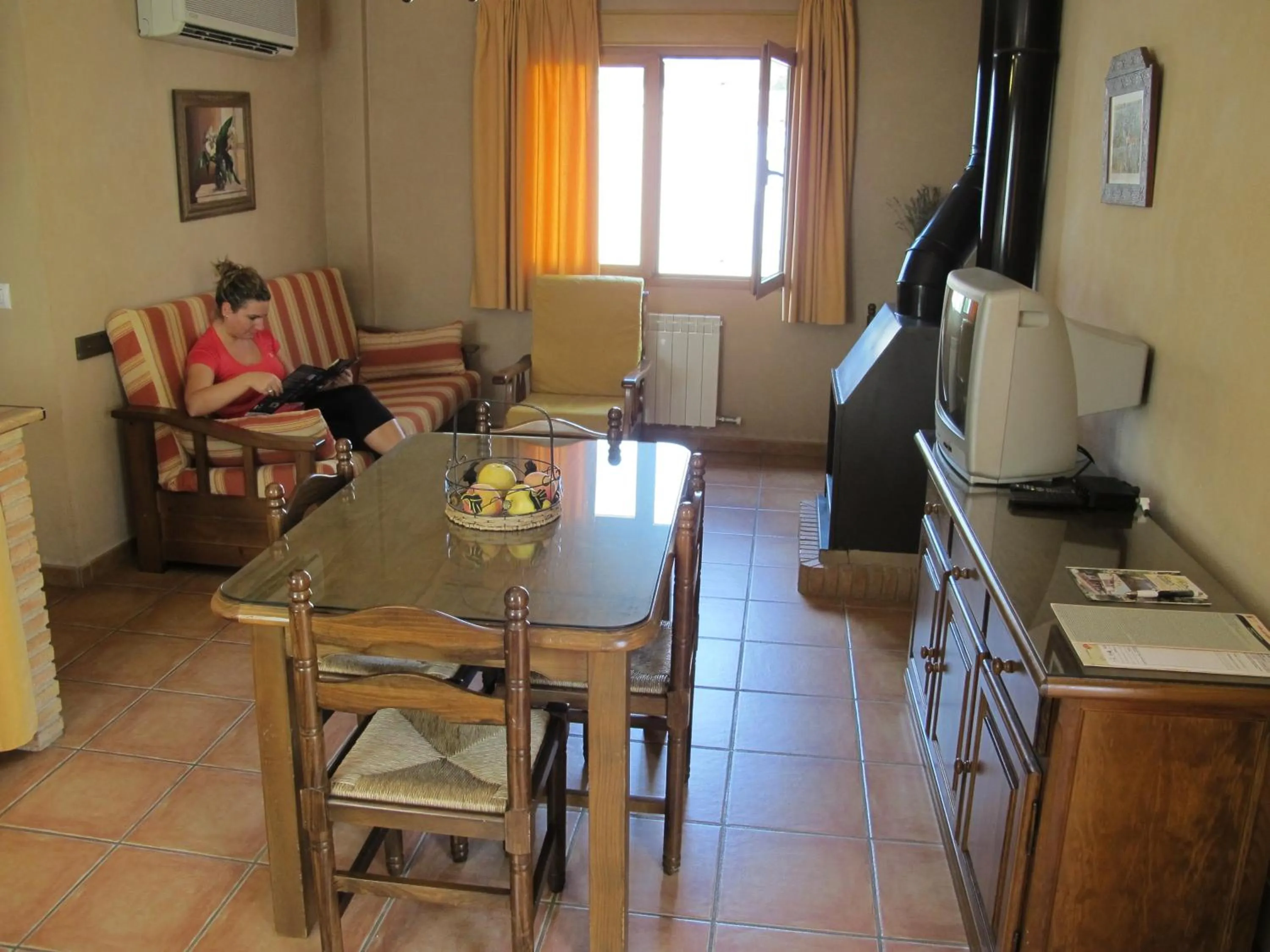 Dining area in Apartamentos Valle del Guadalquivir