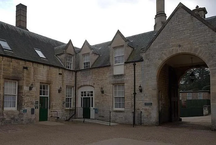 Facade/entrance in Stoke Rochford Hall