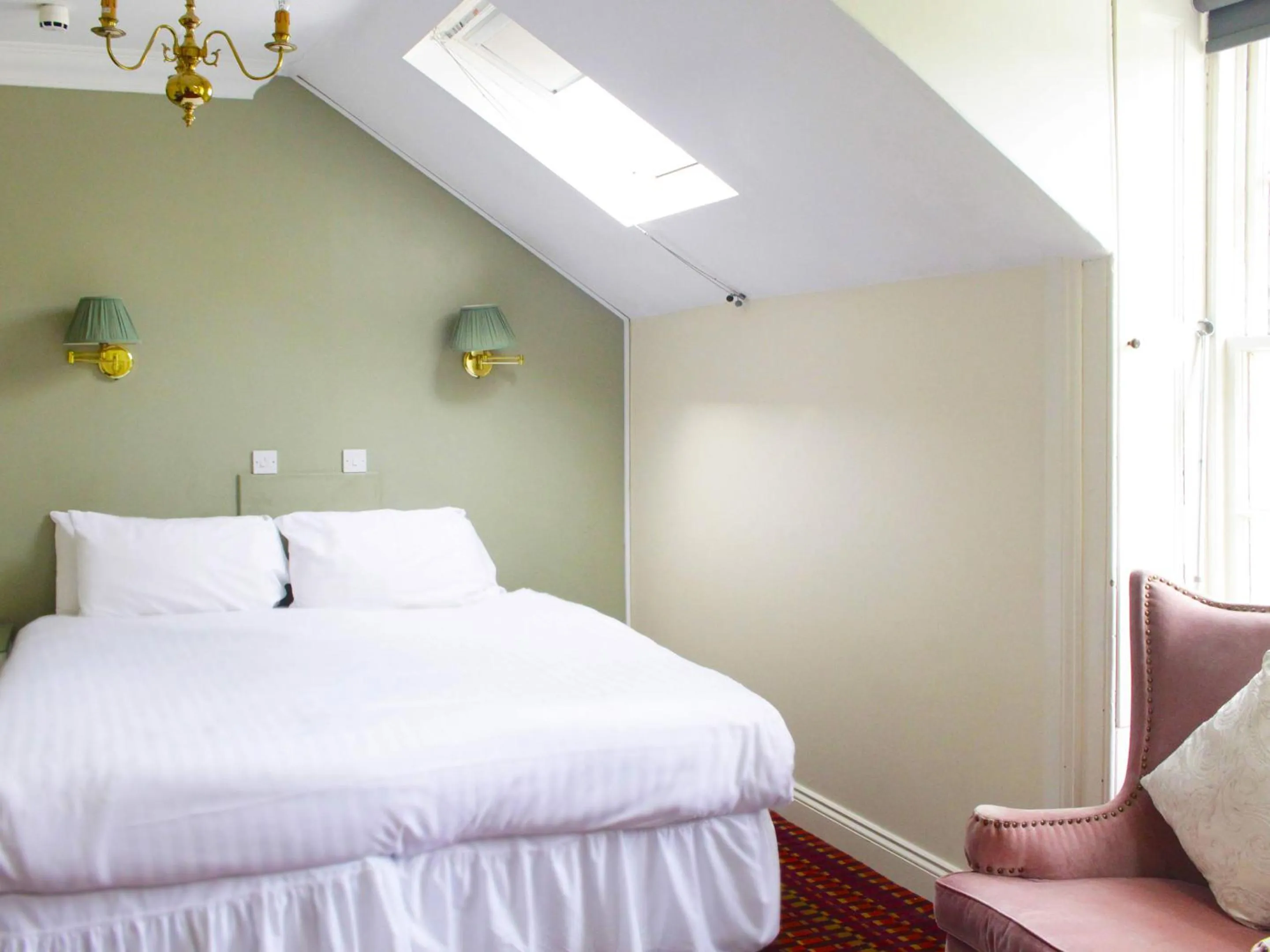 Bedroom in Stoke Rochford Hall