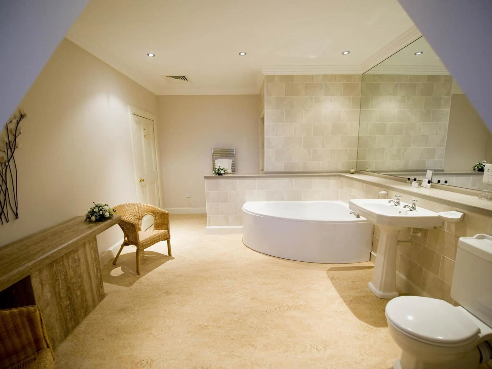 Bathroom in Stoke Rochford Hall