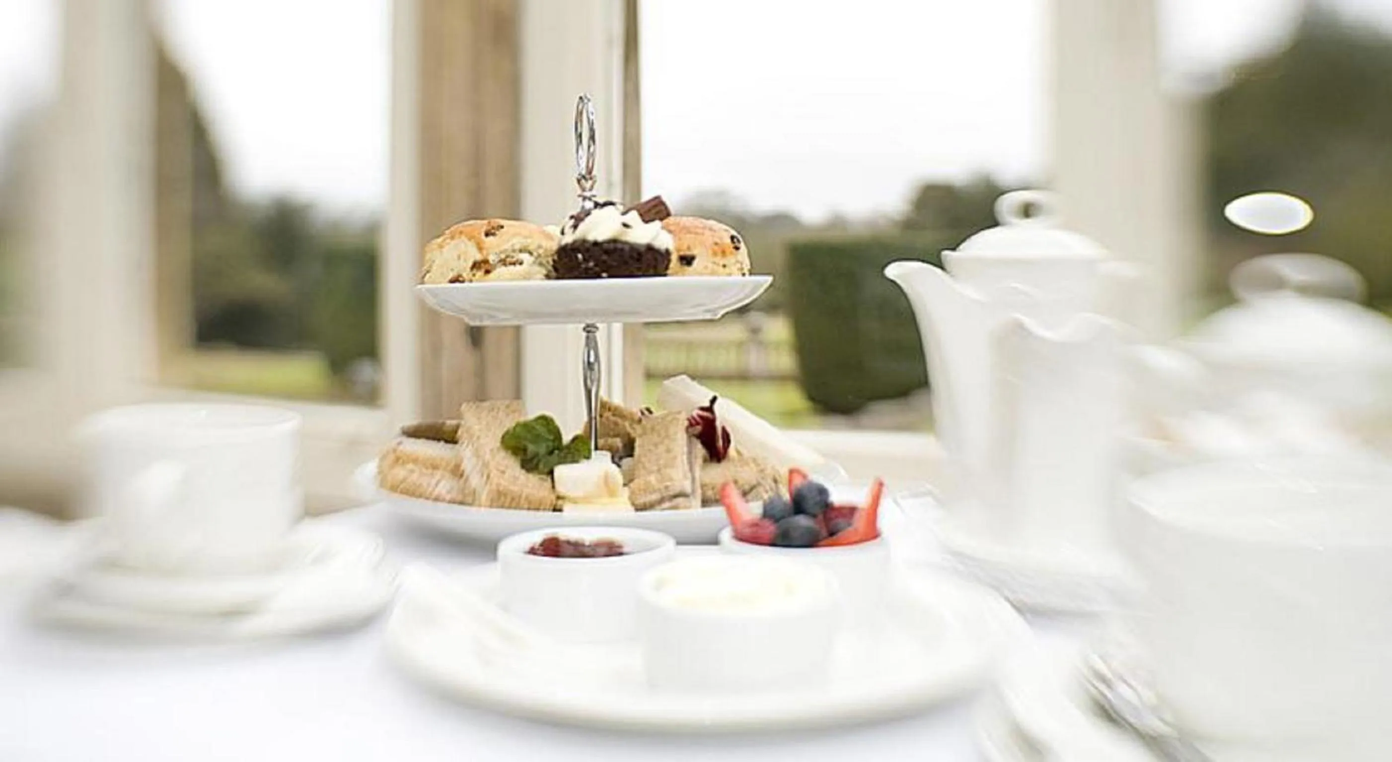 Food close-up in Stoke Rochford Hall