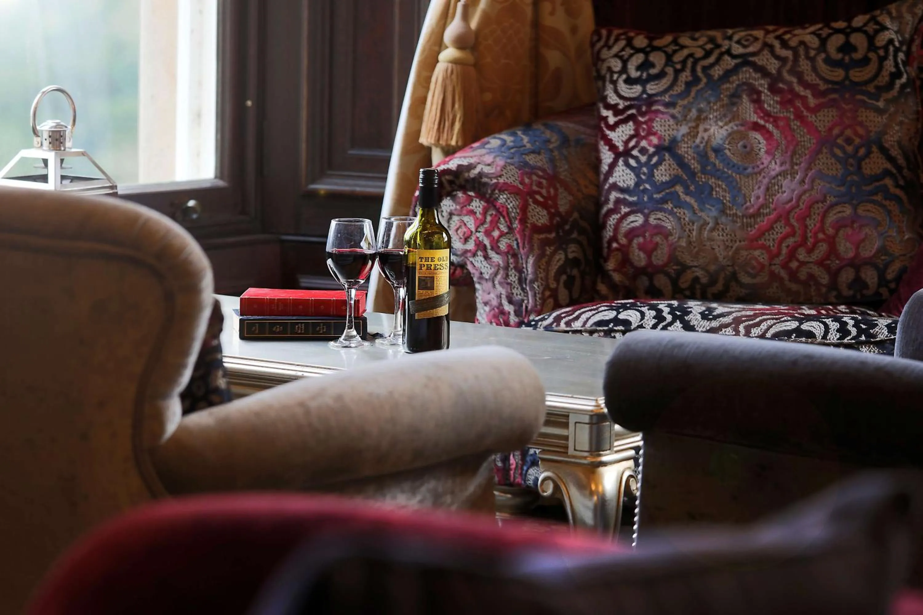 Lounge or bar in Stoke Rochford Hall