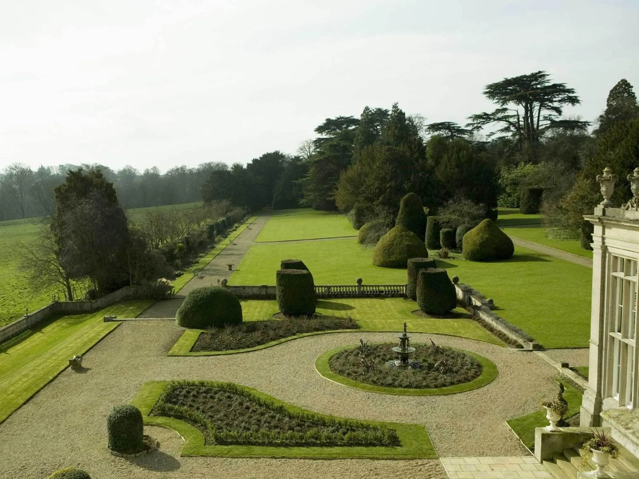 Garden in Stoke Rochford Hall