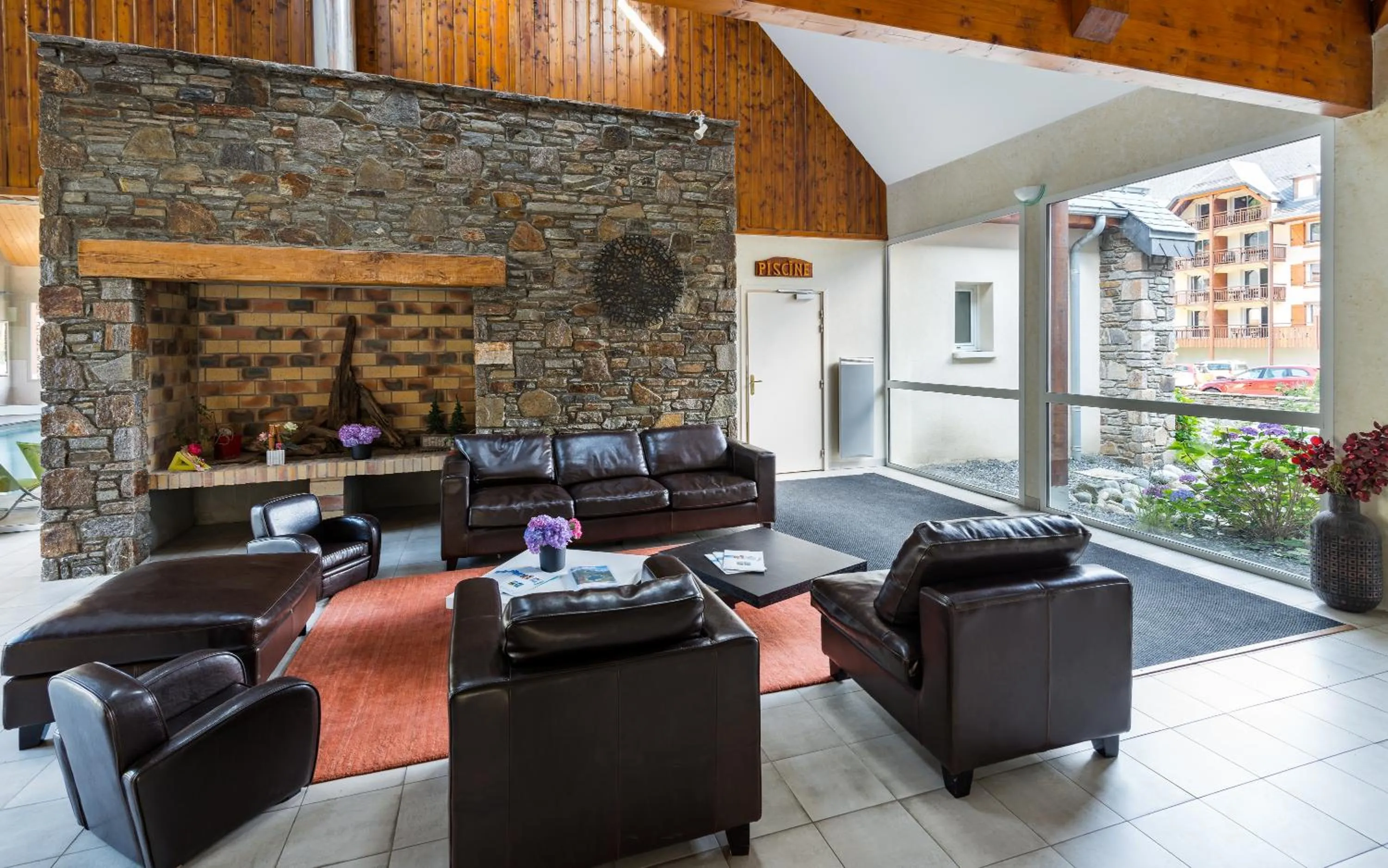 Lobby or reception in Lagrange Vacances Le Belvédère